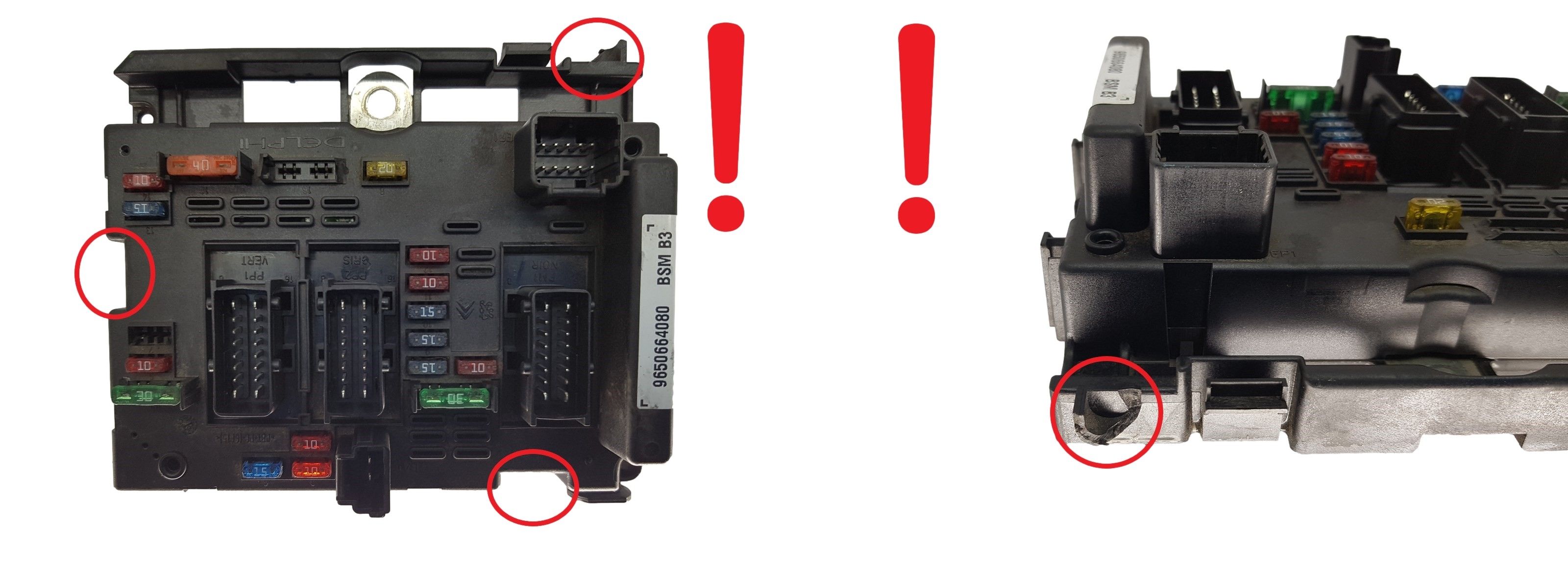 Ohjausyksikkö BSM B3 9650664080 PSA Delphi 2254 main product photo
