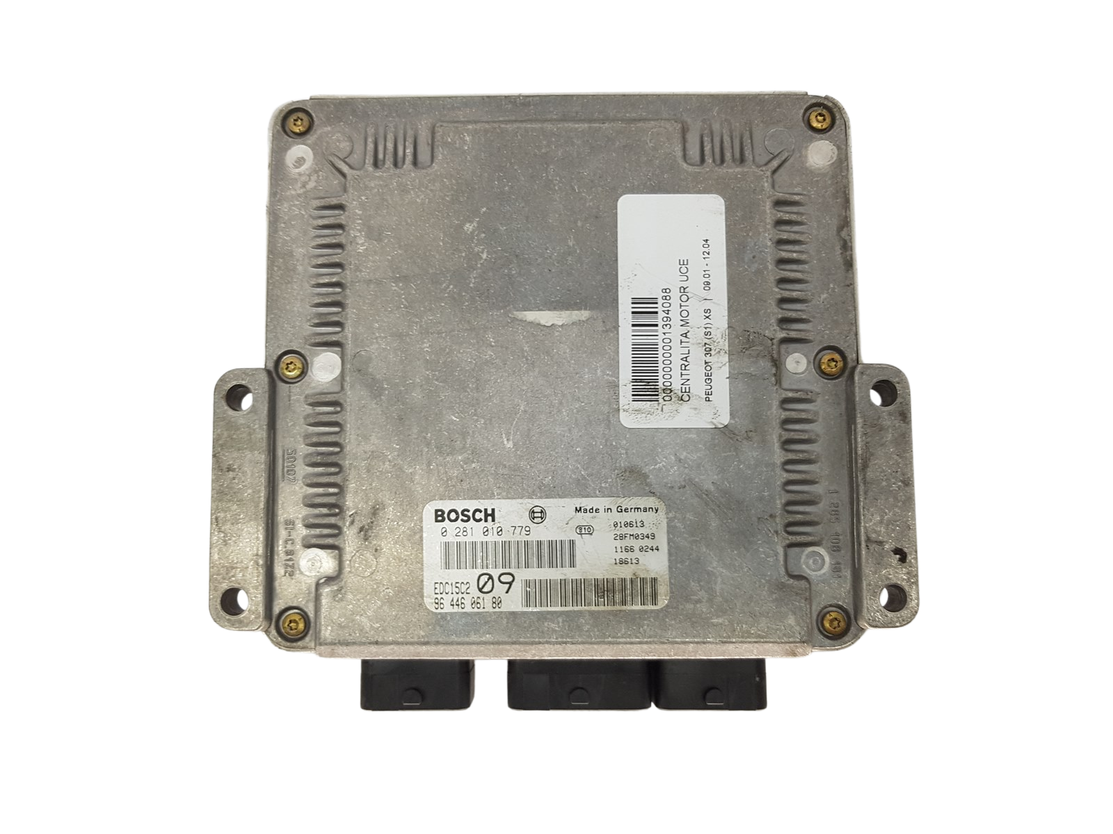 Ohjausyksikkö 9644606180 0281010779 EDC15C2 PSA Bosch 3449 main product photo