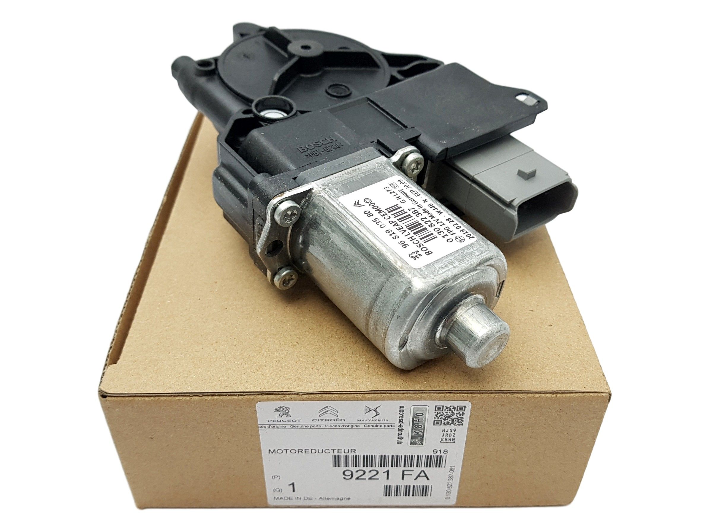 Ikkunanostinmoottori Vasen 9221FA 9221.FA Peugeot Alkuperäinen main product photo