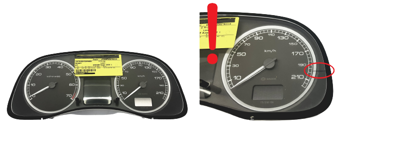 Kierroslukumittari Peugeot 307 9645768480 E 01 48993 main product photo