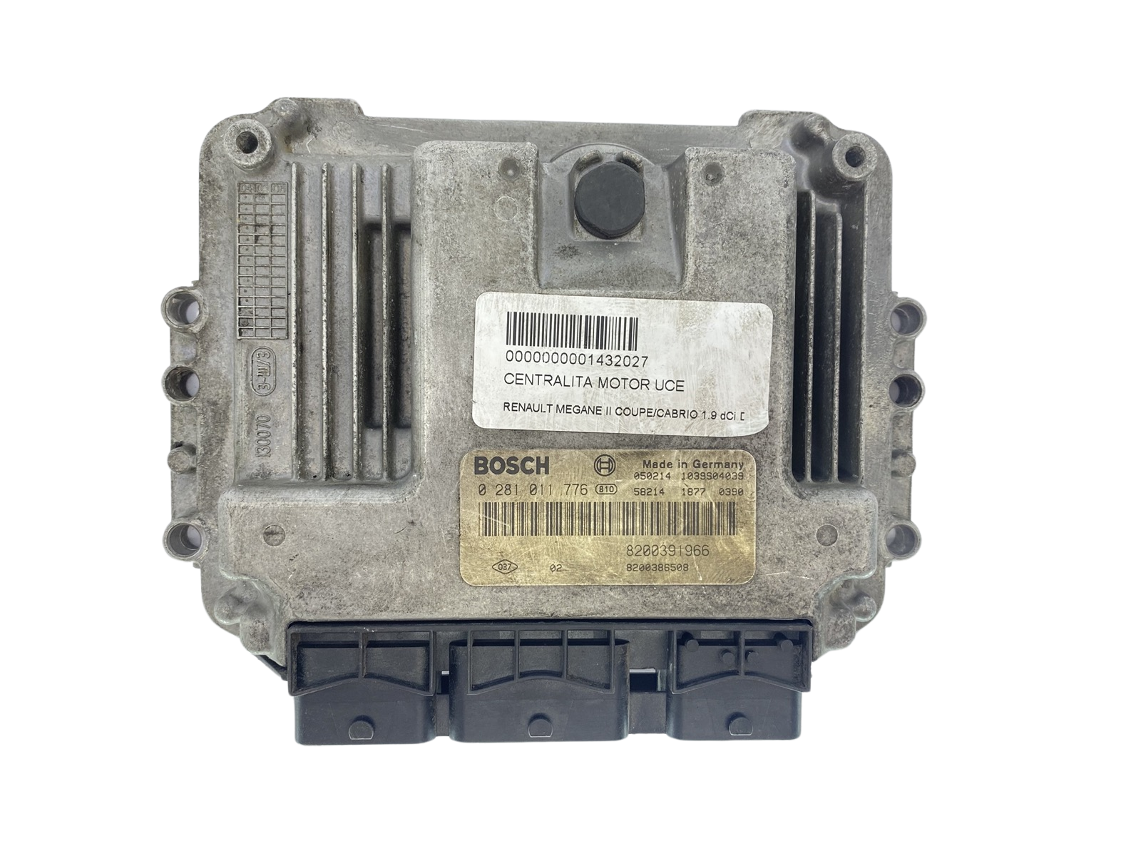 Ohjausyksikkö 0281011776 8200391966 8200386508 Renault Bosch 63757 main product photo