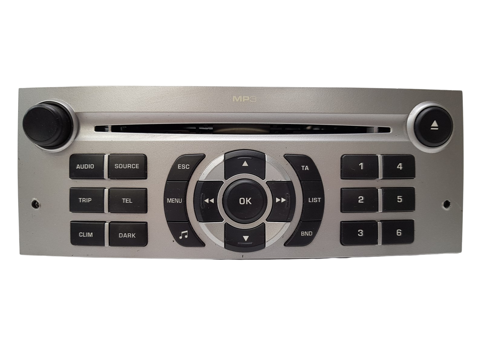 Radio Cd Mp3 Soitin Citroen Peugeot 9664636277 7645110393 Blaupunkt 1144 main product photo