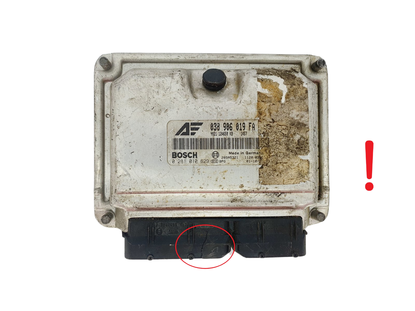 Ohjausyksikkö 038906019FA 0281010629 Ford VW Bosch 46216 main product photo