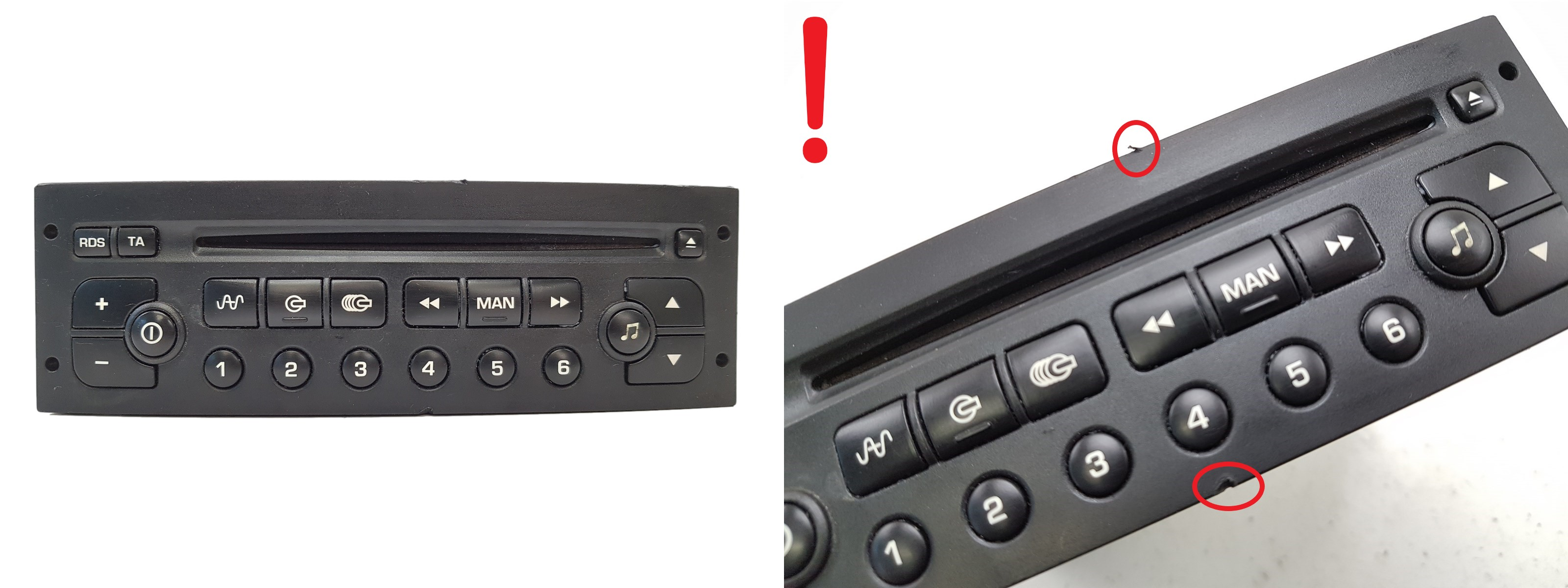 Radio-CD-soitin Citroen Peugeot 96514684XT PSARCD100-02 VDO 1275 main product photo