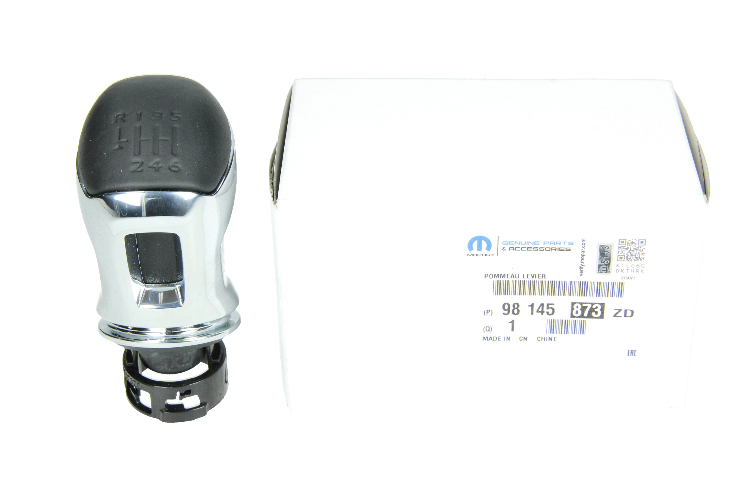 Vaihdekepin Nuppi Alkuperäinen 98145873ZD Peugeot Citroen main product photo