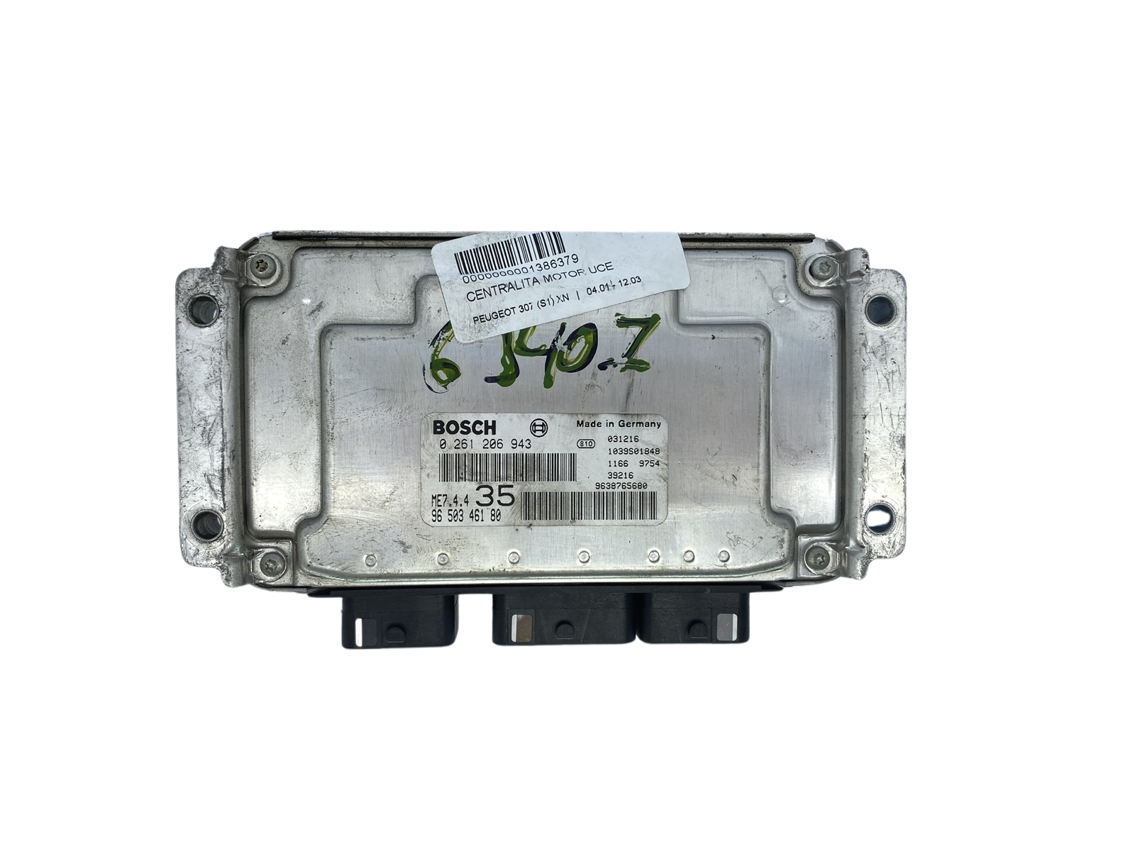 Ohjausyksikkö 0261206943 9650346180 9638765680 PSA Bosch 62939 main product photo