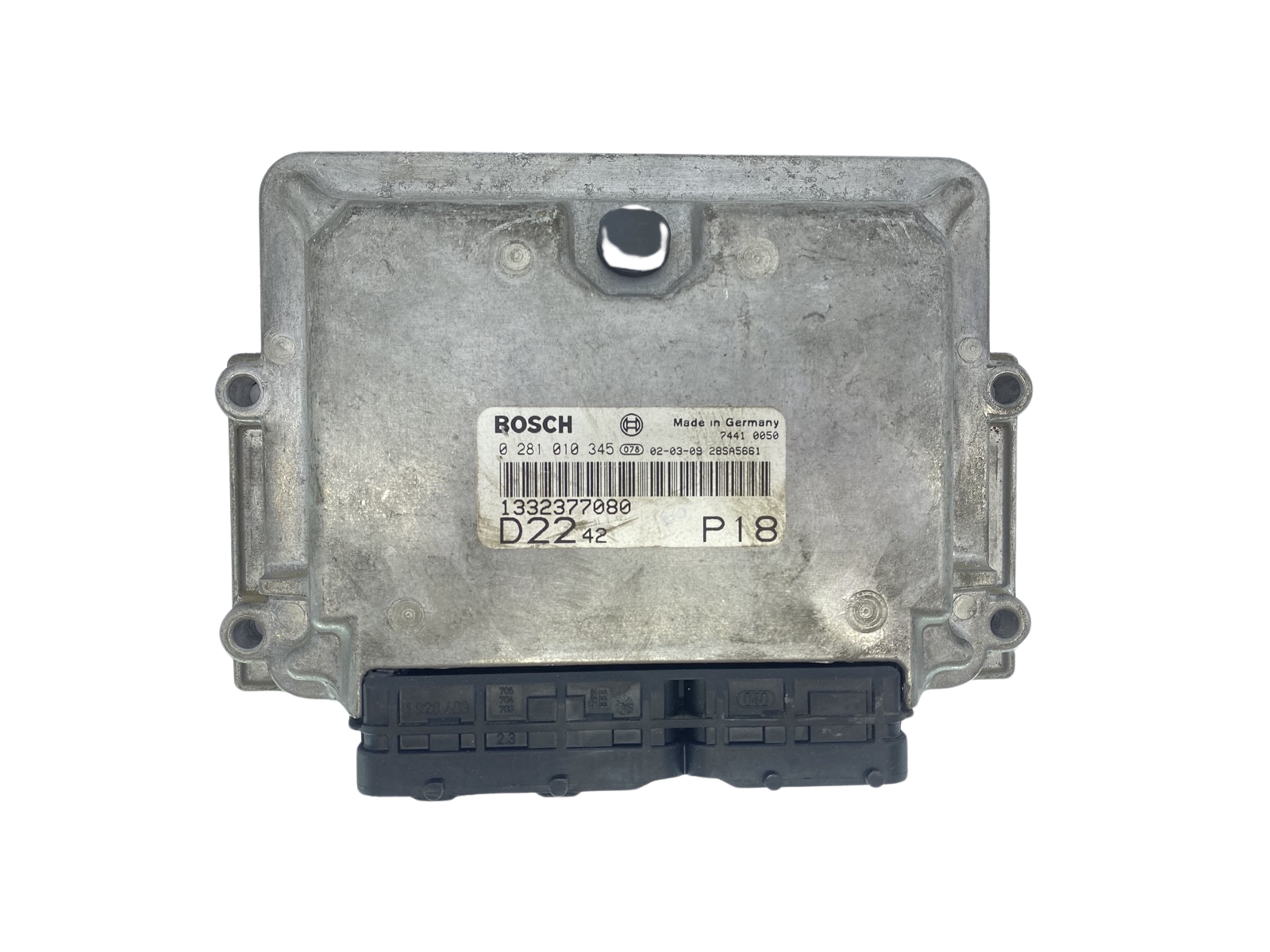 Ohjausyksikkö 1332377080 0281010345 PSA Fiat Bosch main product photo