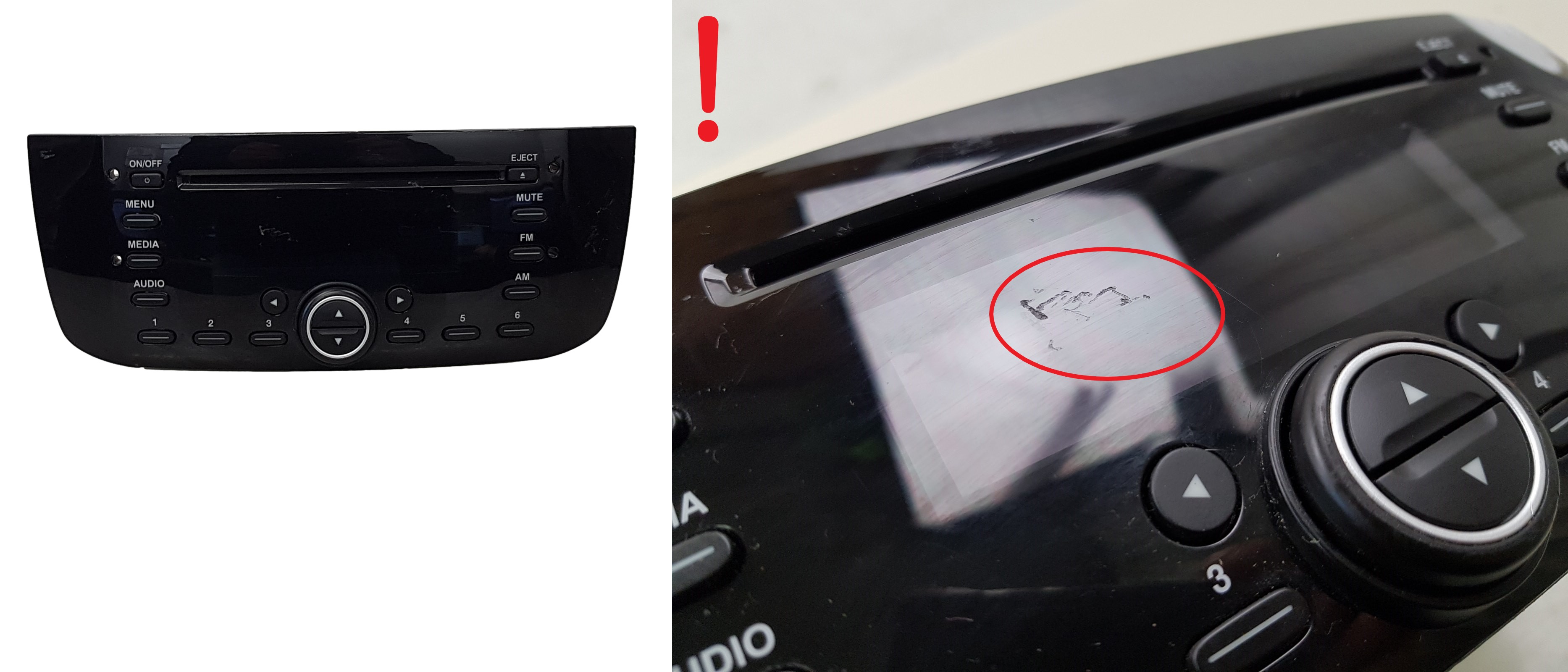 Radio-CD-soitin Fiat Punto Evo 7355261540 28280207 F199FL 1087 main product photo