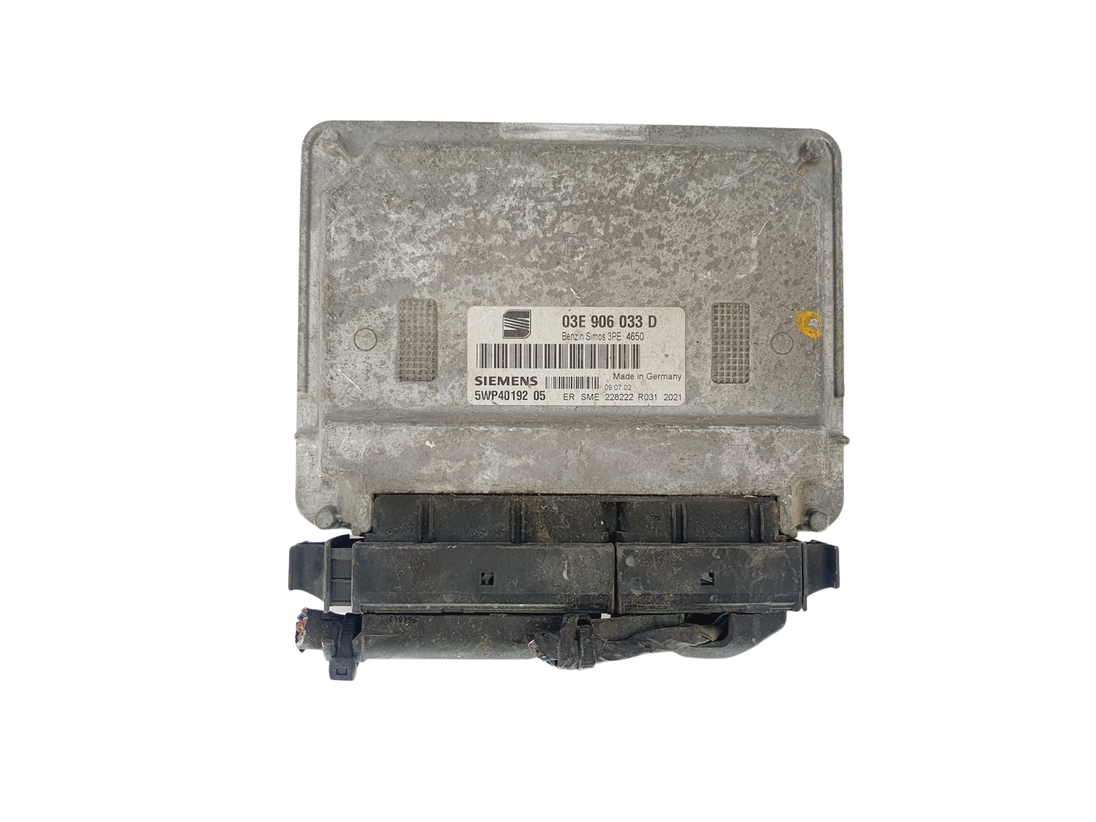 Ohjausyksikkö 03E906033D 5WP40192 05 Seat Siemens 37610 main product photo
