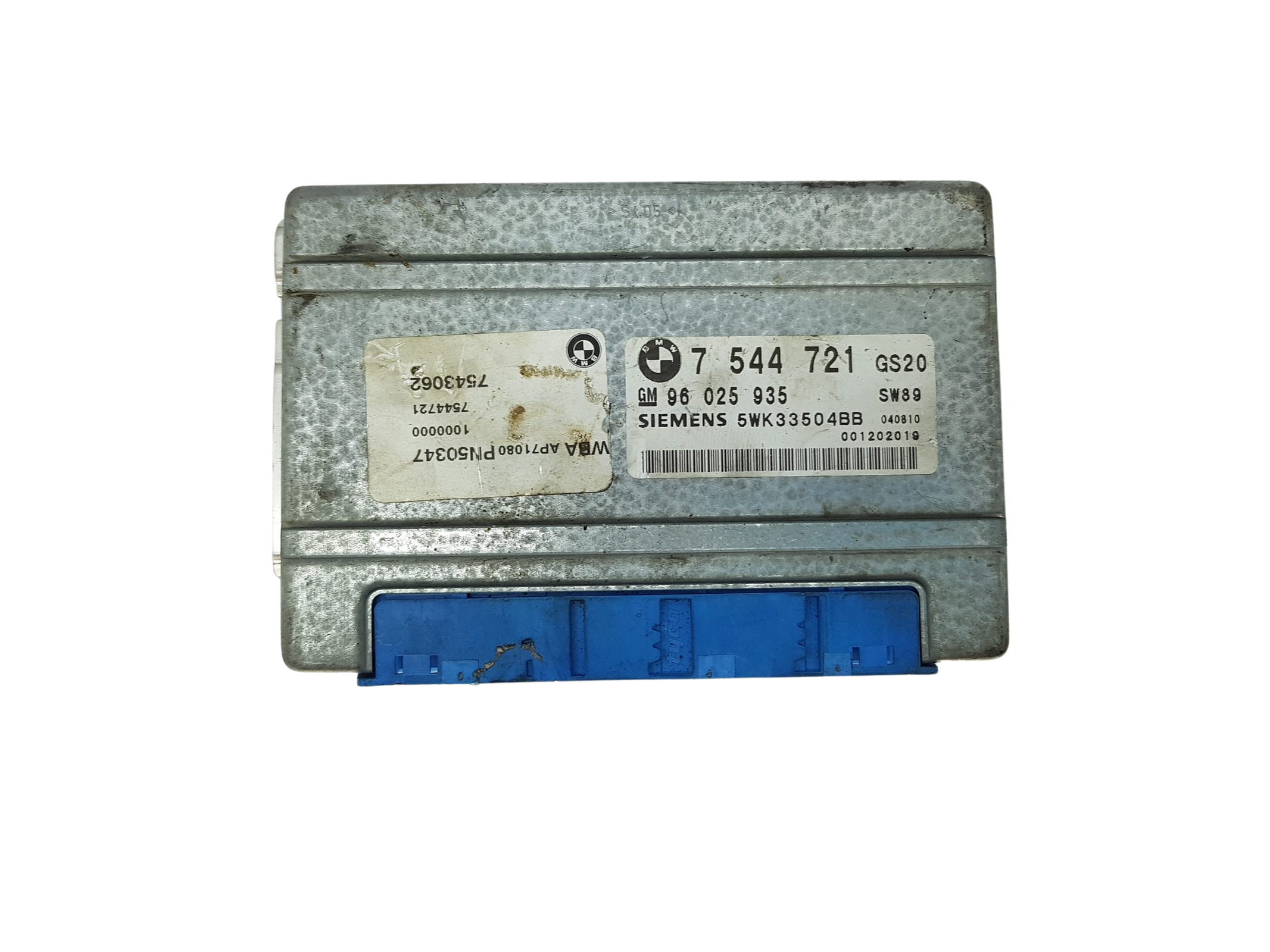 Ohjausyksikkö 7544721 96025935 5WK33504BB BMW Siemens main product photo