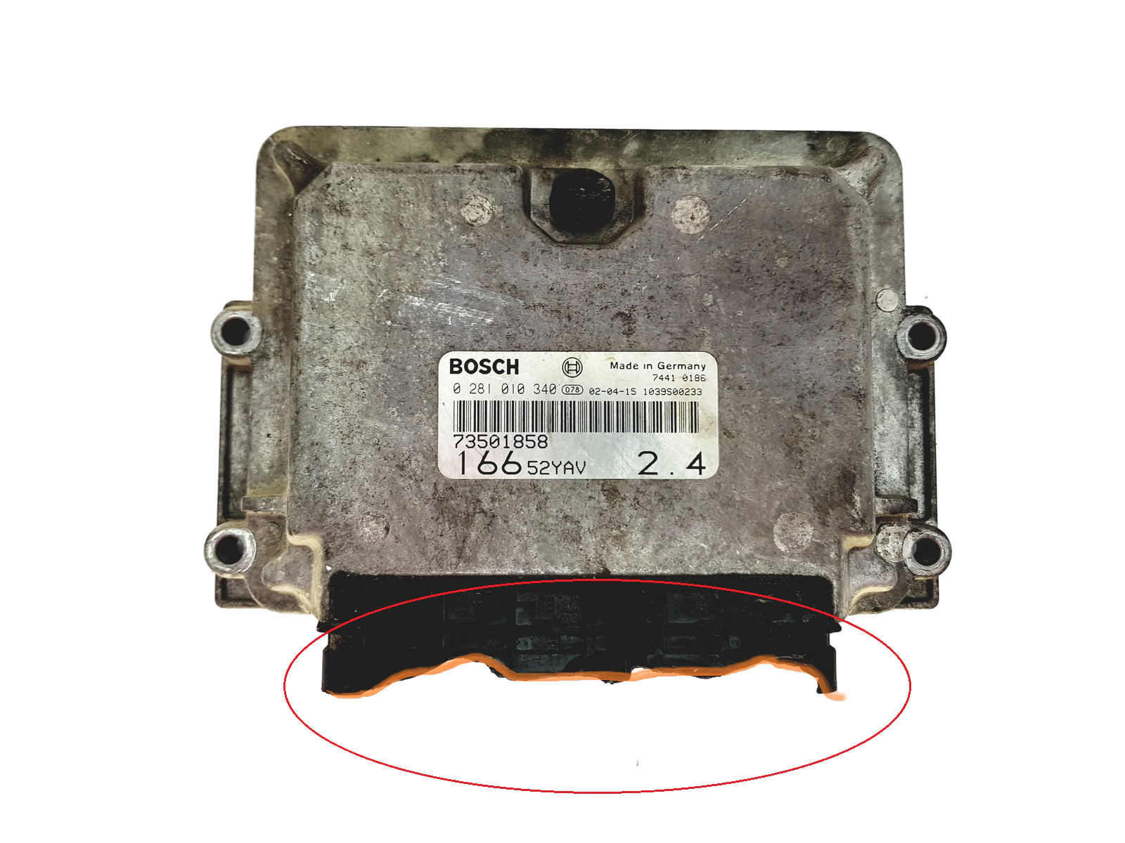 Ohjausyksikkö 73501858 0281010340 Alfa Romeo Bosch 29624 main product photo