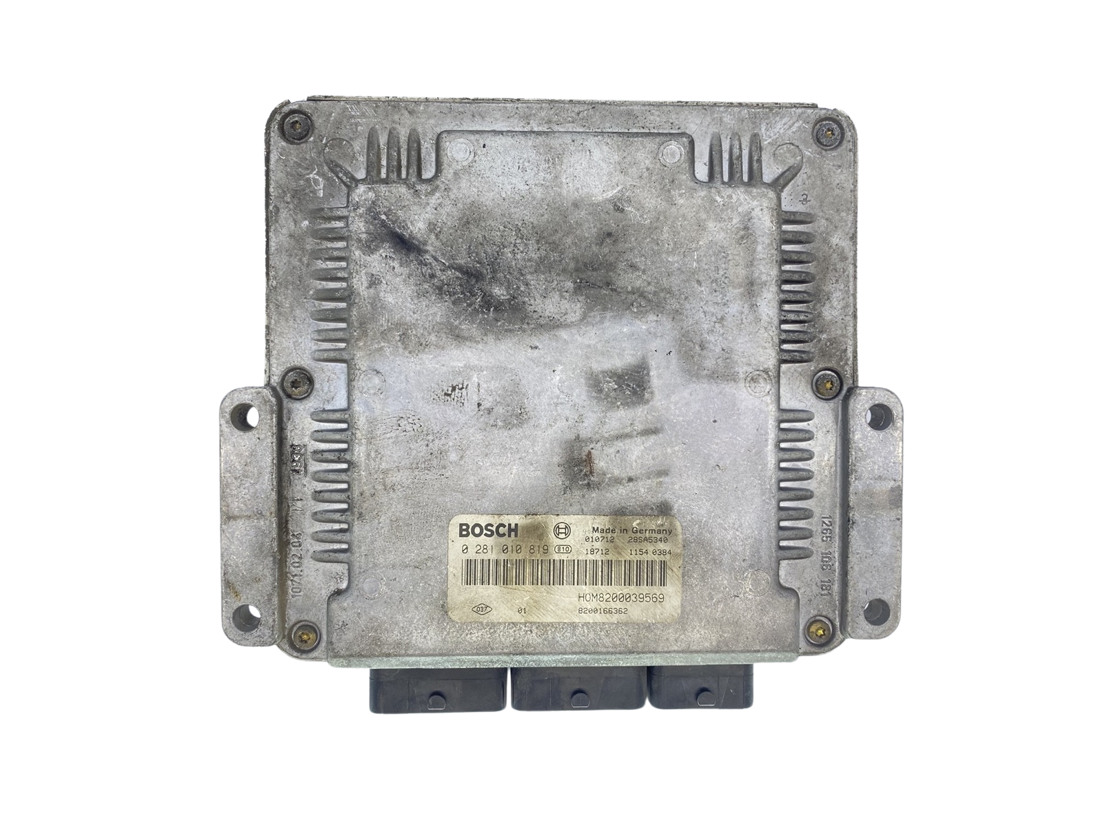 Ohjausyksikkö 0281010819 8200039569 8200166362 Renault Bosch 63376 main product photo