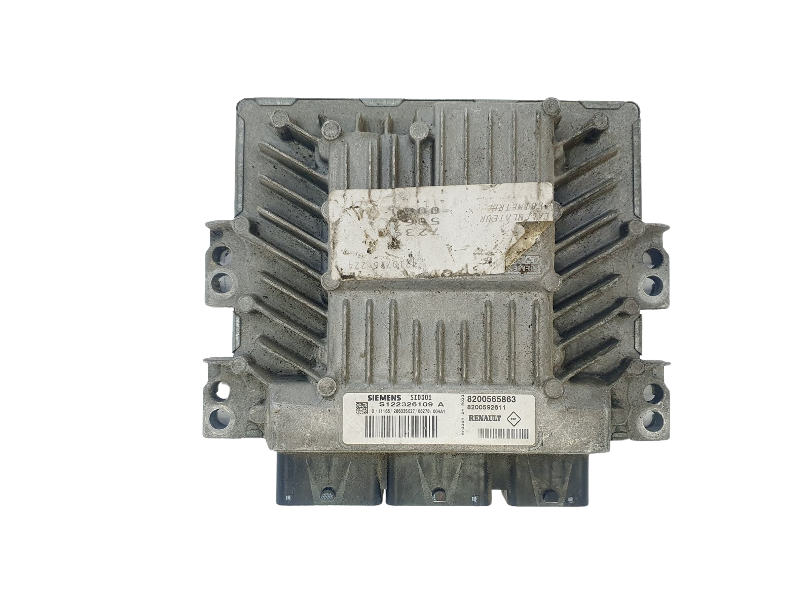 Ohjausyksikkö S122326109A 8200565863 8200592611 Renault Siemens 36104 main product photo