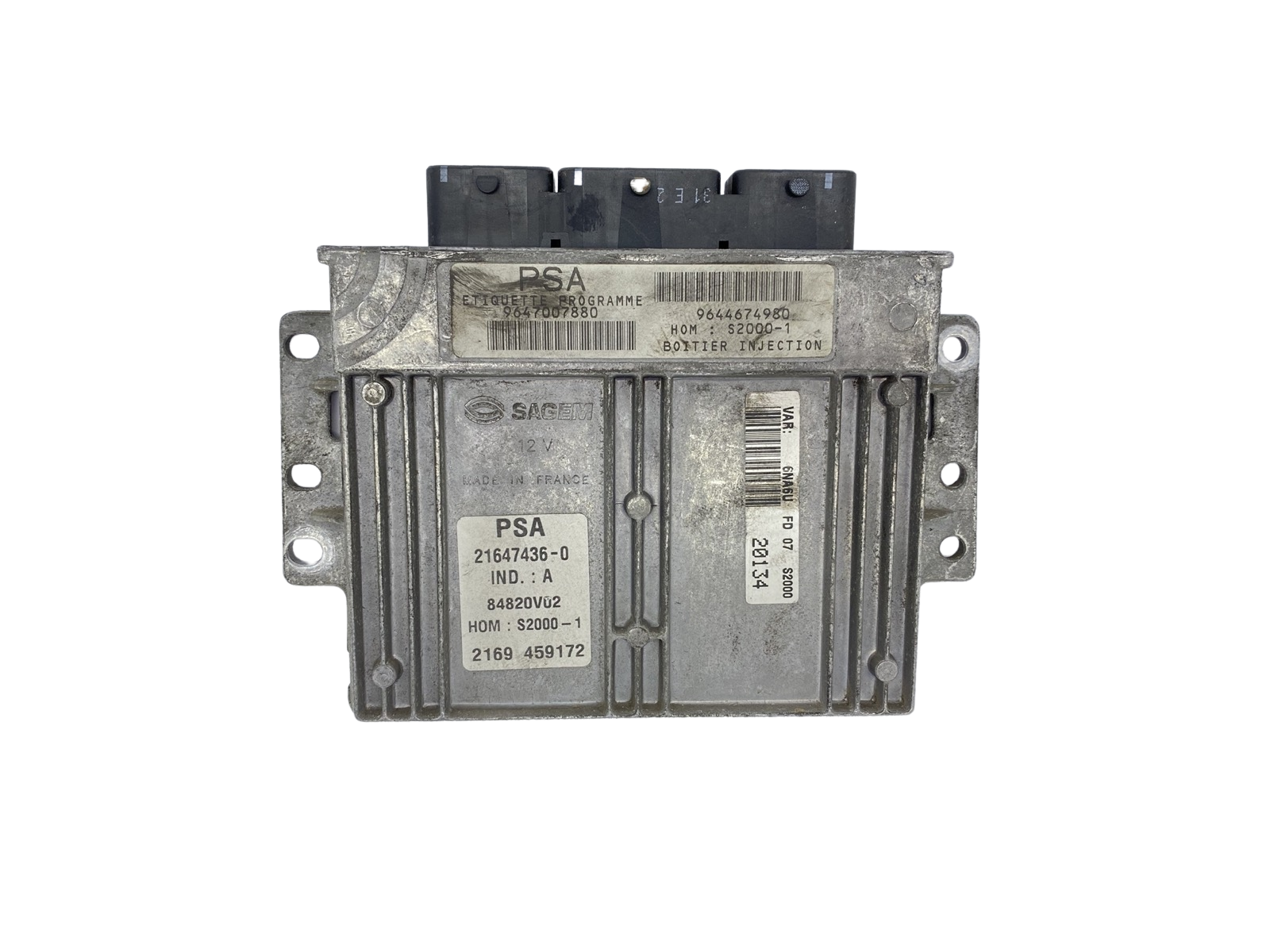 Ohjausyksikkö 9647007880 9644674980 21647436-0 PSA Sagem 59501 main product photo