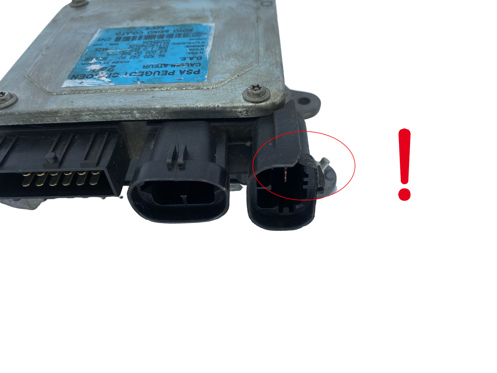 Ohjausyksikkö 9652024280 6900000528 Q1T19074M1ZE PSA KOYO 49952 main product photo