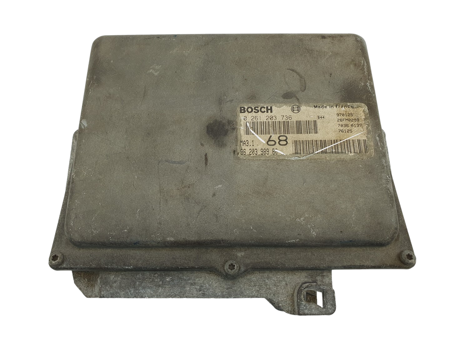 Ohjausyksikkö 0261203736 9620398980 MA3.1 PSA Bosch 68555 main product photo