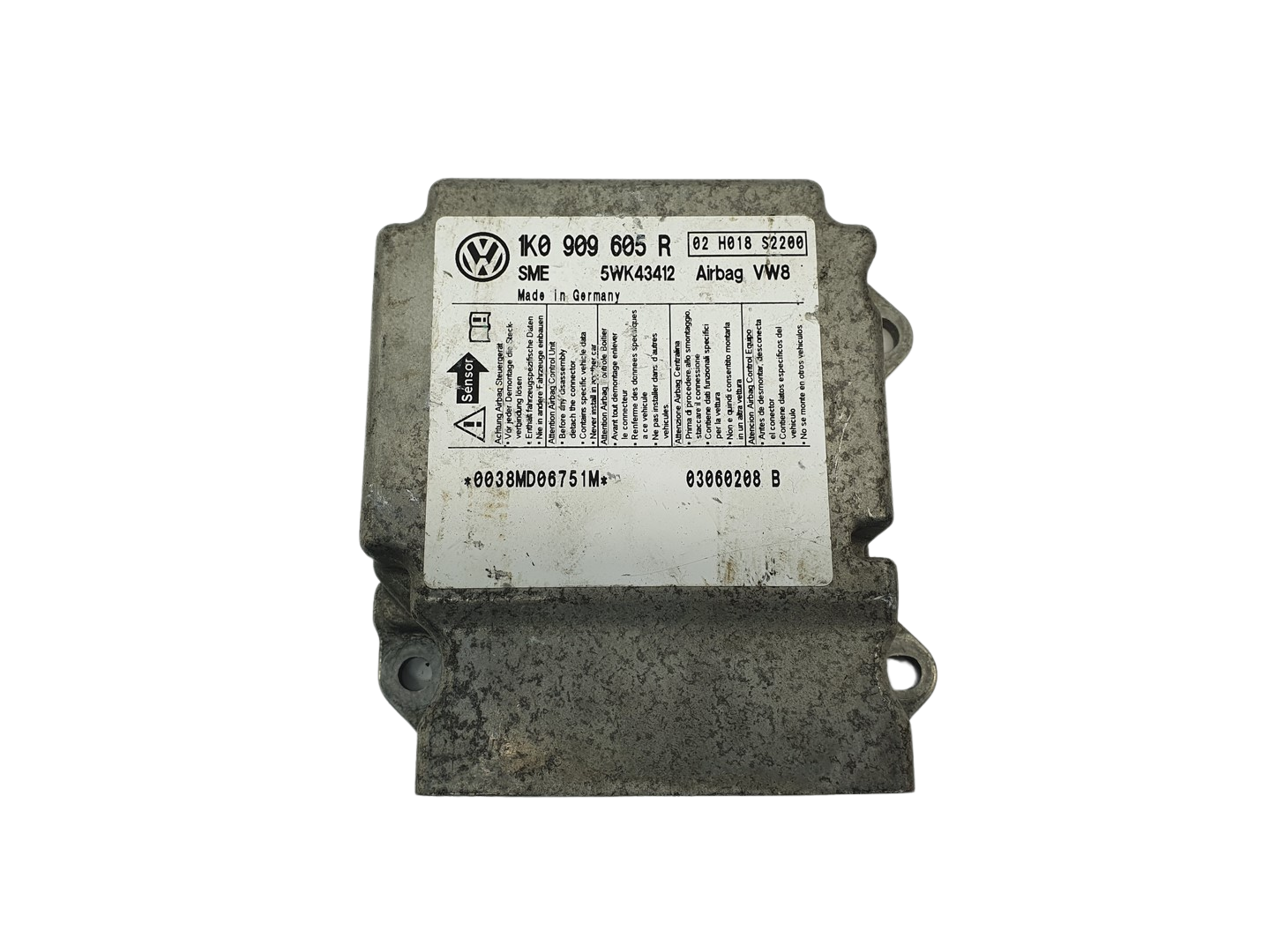 Ohjausyksikön moduuli 1K0909605R 5WK43412 VW Siemens main product photo