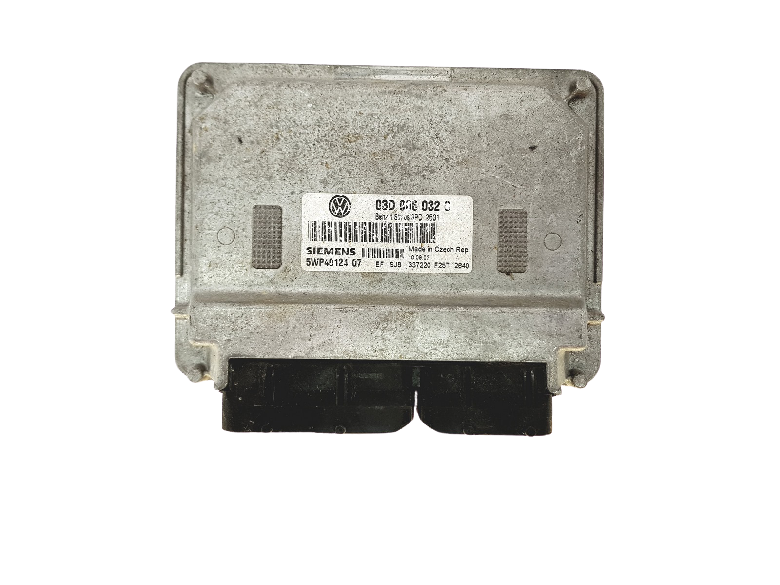 Ohjausyksikkö VW 03D906032C 5WP40124 07 Siemens 25301 main product photo