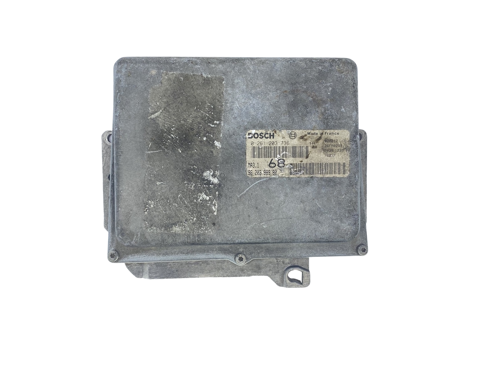 Ohjausyksikkö 0261203736 9620398980 MA3.1 PSA Bosch 55534 main product photo