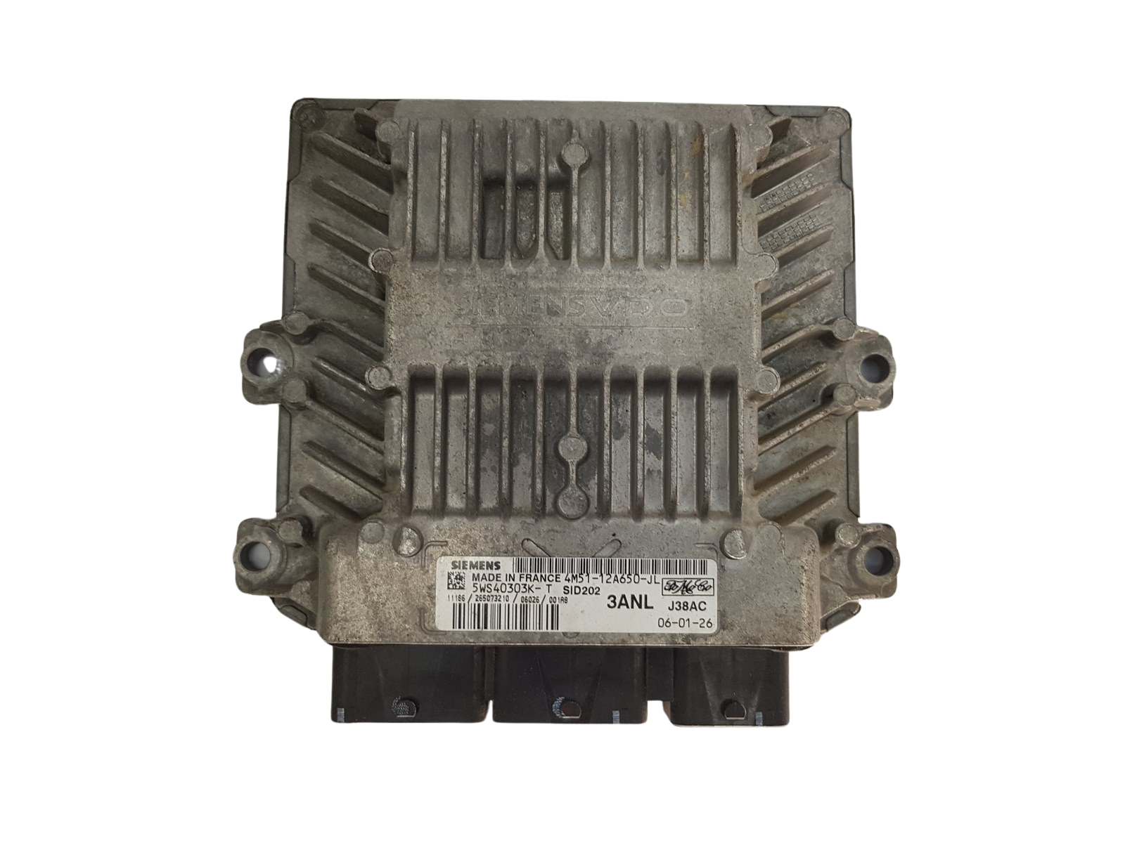 Ohjausyksikkö 5WS40303K-T 4M51-12A650-JL SID202 Ford Siemens 3244 main product photo