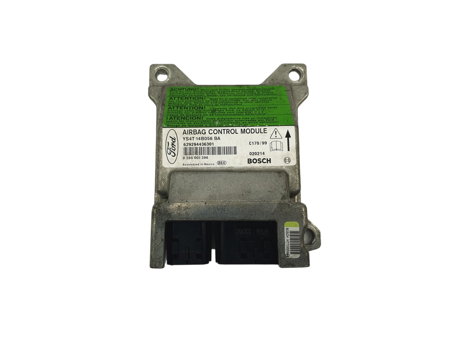 Ohjausyksikön moduuli 0285001396 YS4T14B056BA Ford Bosch 68872 main product photo