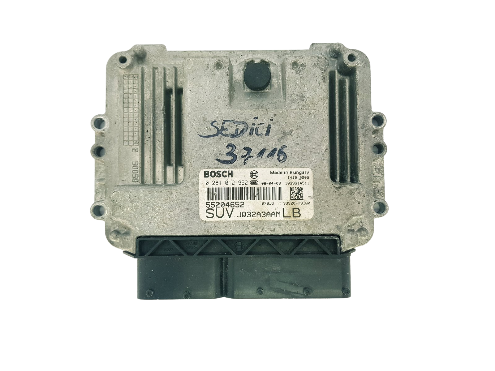 Ohjausyksikkö 0281012992 55204652 Alfa Romeo Bosch 33831 main product photo