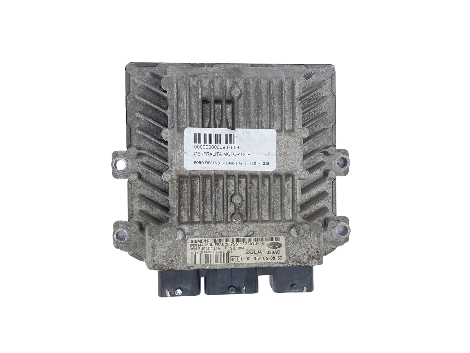 Ohjausyksikkö 7S61-12A650-AA 5WS40433A-T SID 804 2CLA Ford Siemens 60232 main product photo