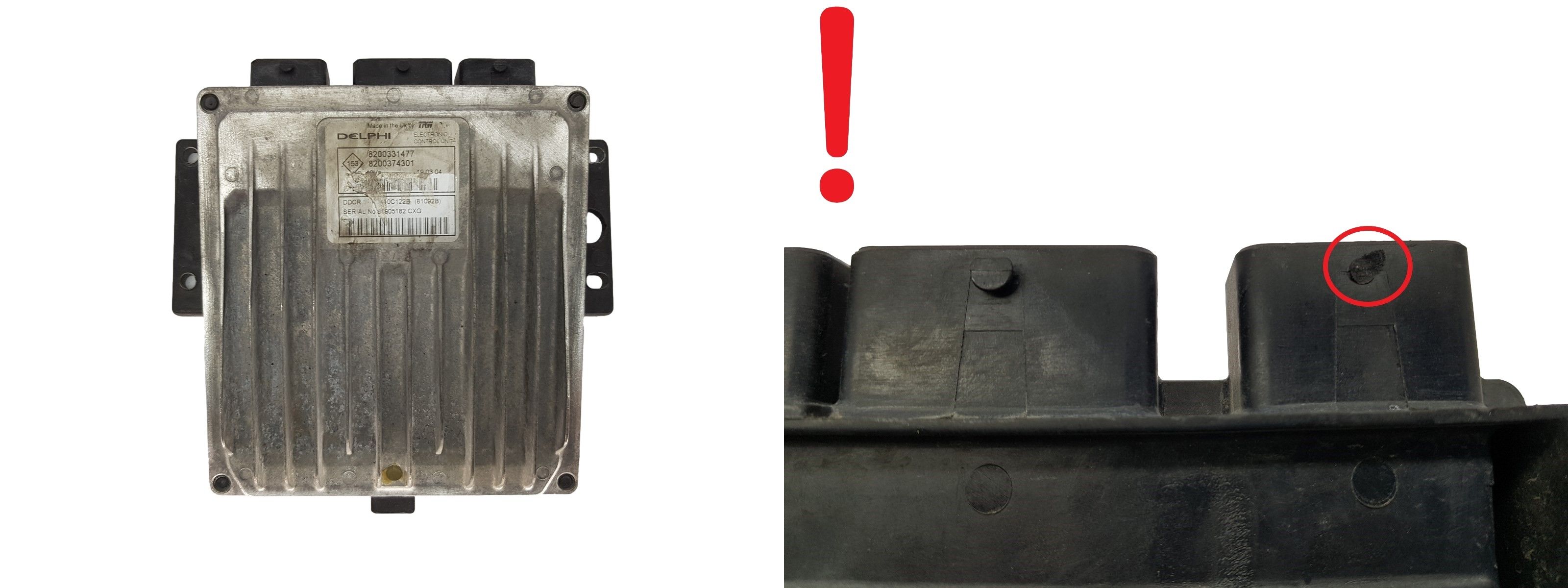 Ohjausyksikkö 8200374301 8200331477 R0410C122B Renault Delphi 3446 main product photo