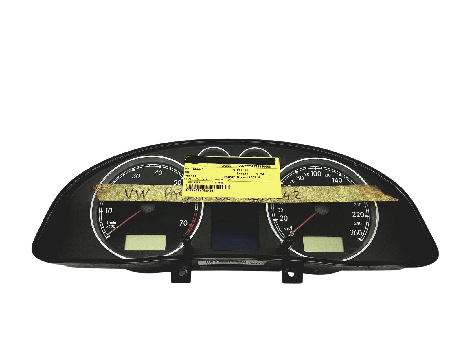 Nopeusmittari VW Passat B3 3B0920827 110080198001 52324 main product photo