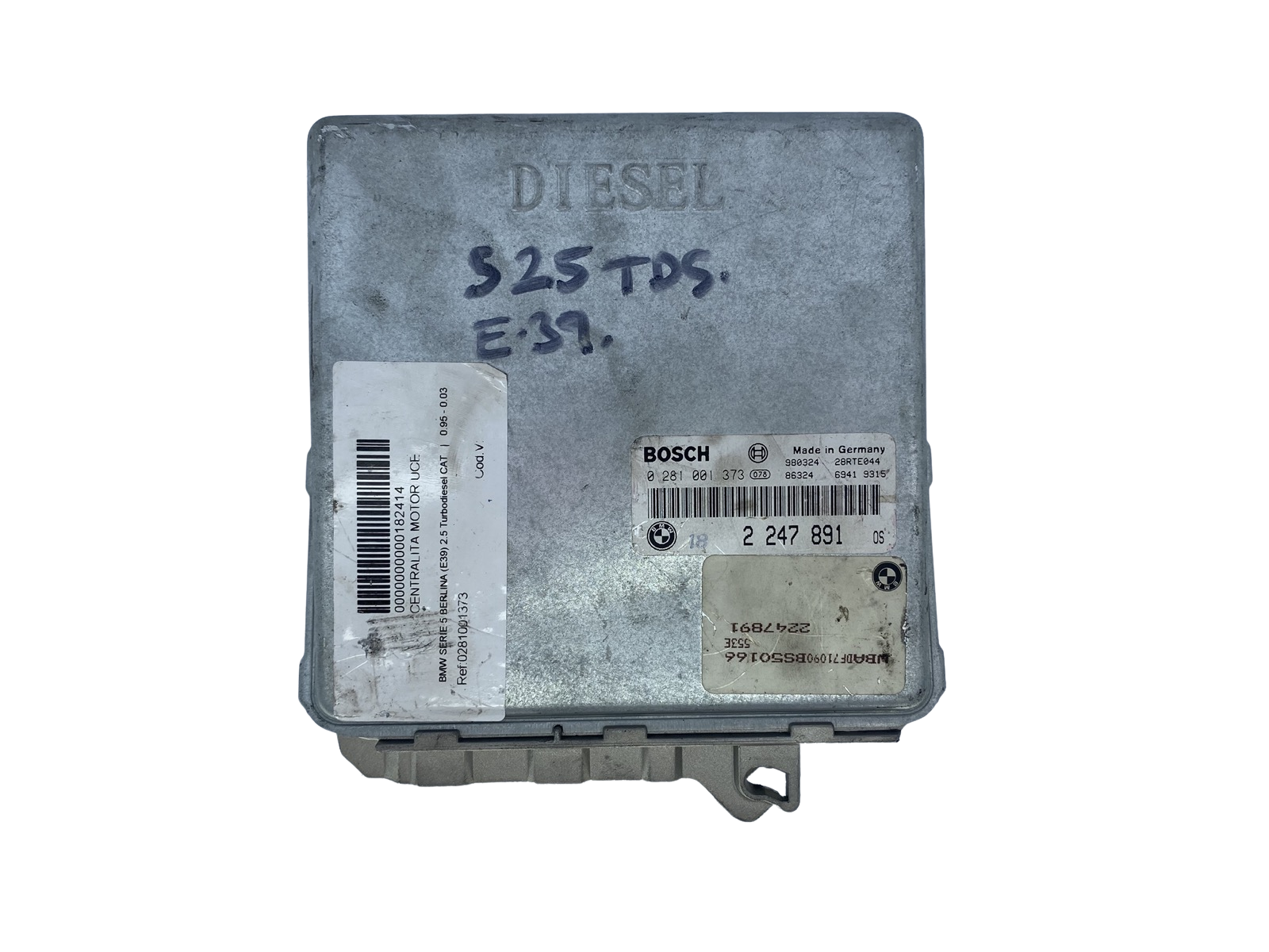 Ohjausyksikkö BMW 2247891 0281001373 Bosch 52052 main product photo
