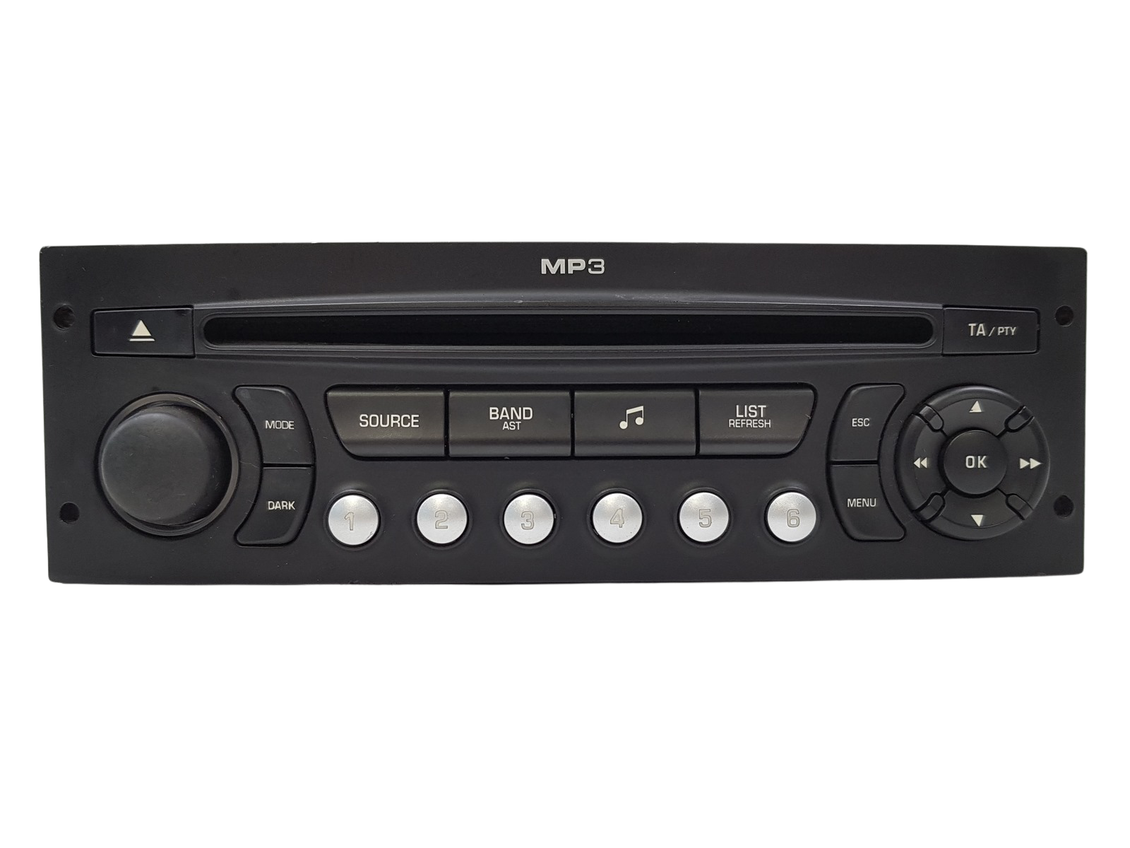 Radio Cd Mp3 Soitin Peugeot 207 96643699XT PSARCD431-63 VDO main product photo