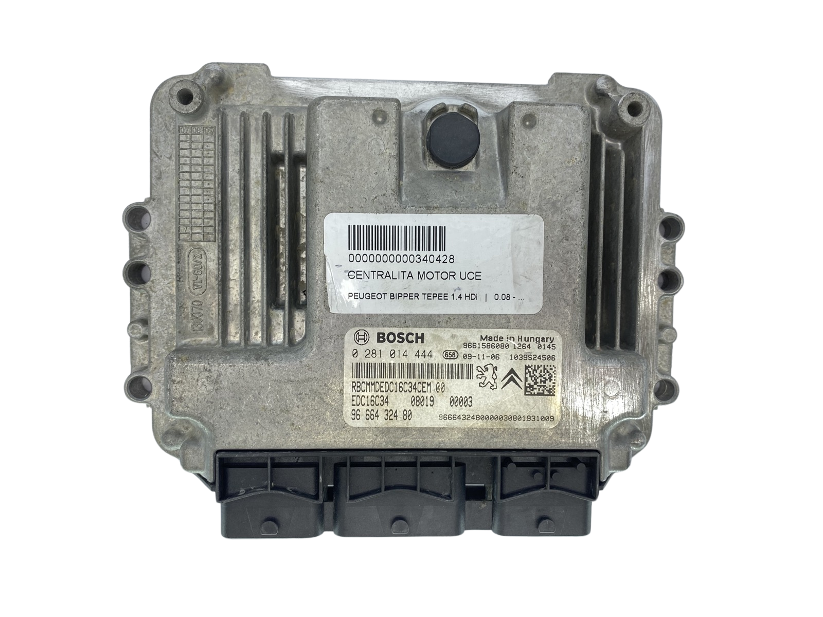 Ohjausyksikkö 0281014444 9666432480 9661586080 PSA Bosch 63887 main product photo