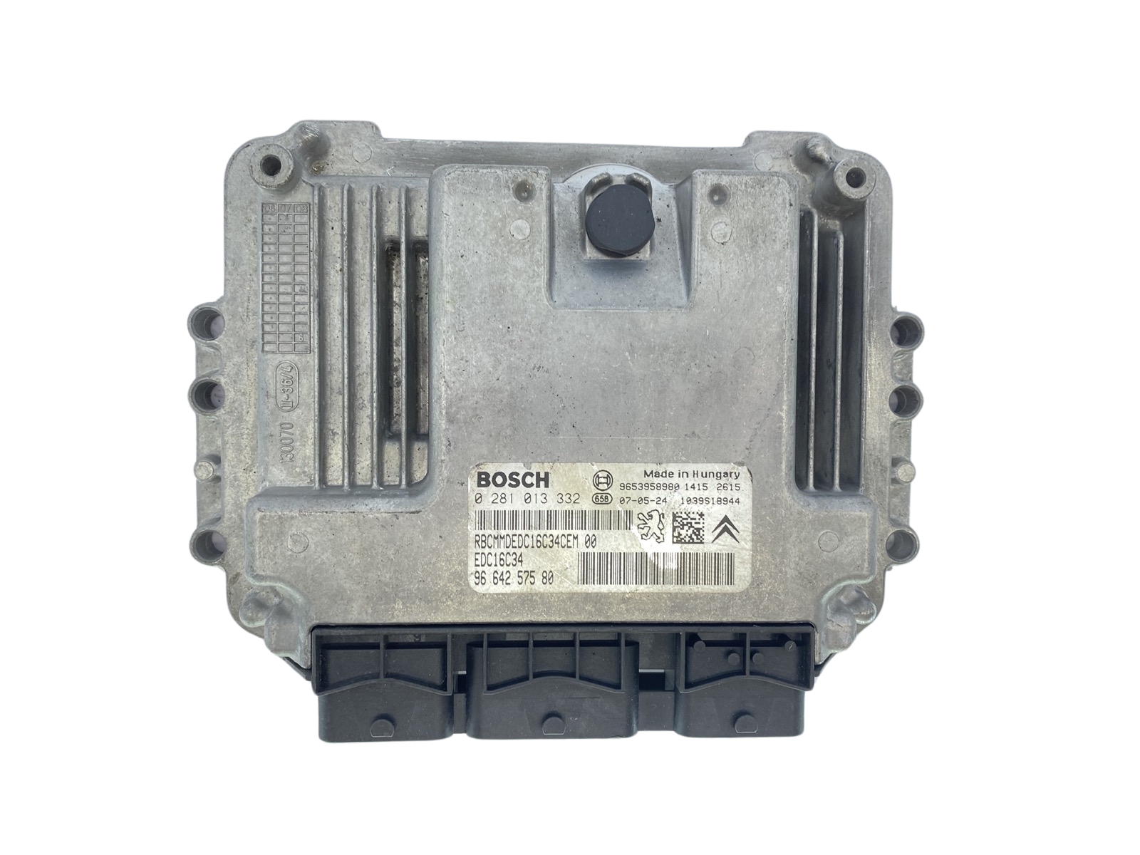 Ohjausyksikkö 0281013332 9664257580 9653958980 EDC16C34 PSA Bosch 63668 main product photo