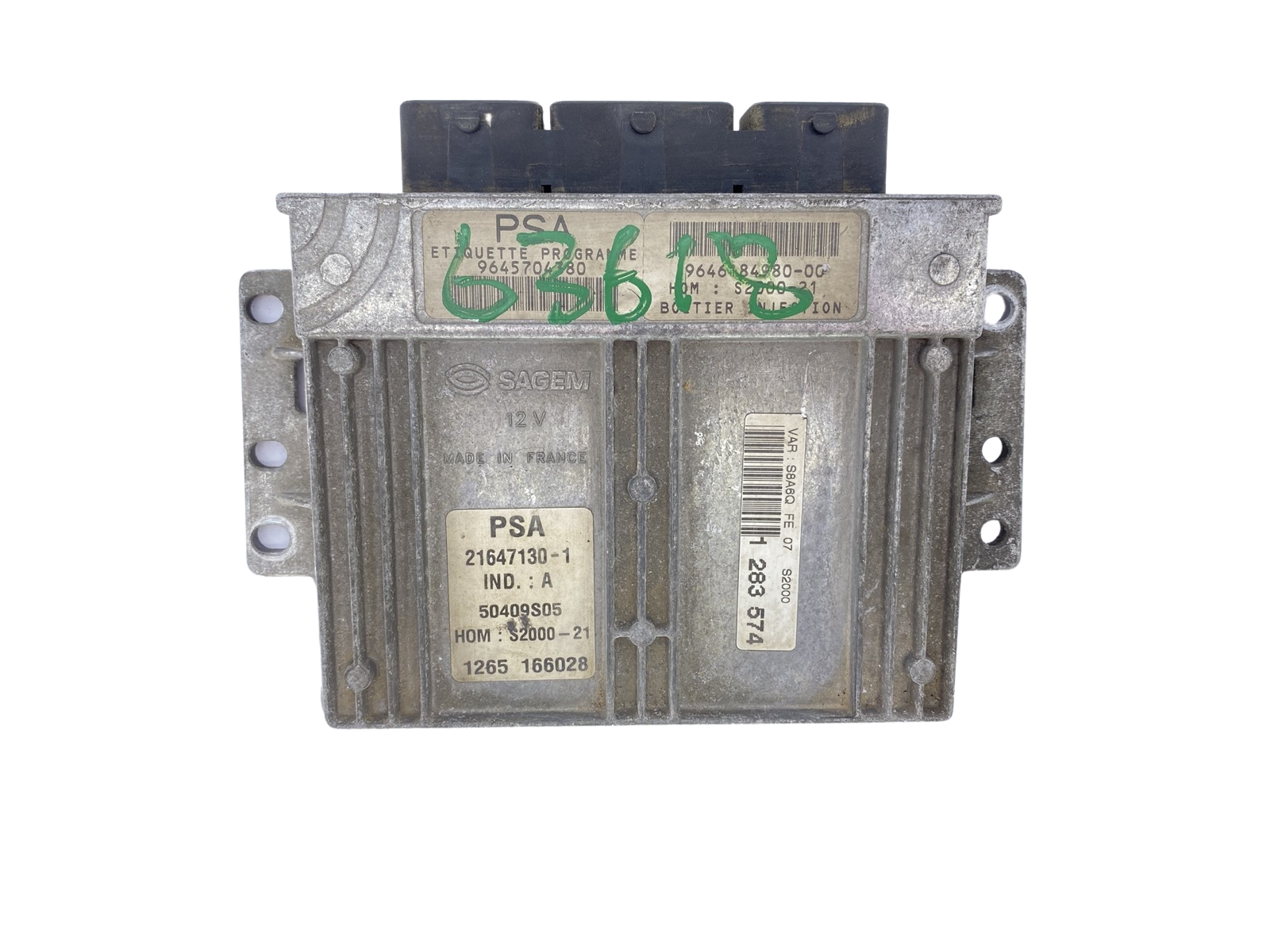 Ohjausyksikkö 9645704380 9646184980-00 21647130-1 PSA Sagem 59429 main product photo