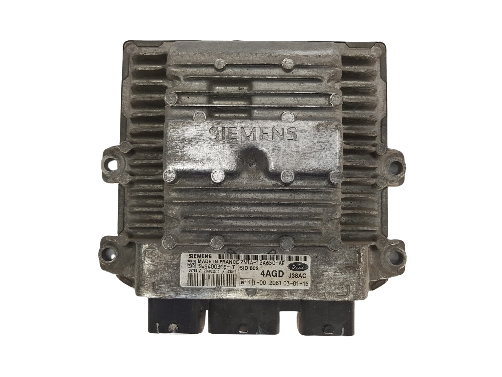 Ohjausyksikkö 2N1A-12A650-AE 5WS40031E-T 4AGD J38AC Ford Siemens 3061 main product photo