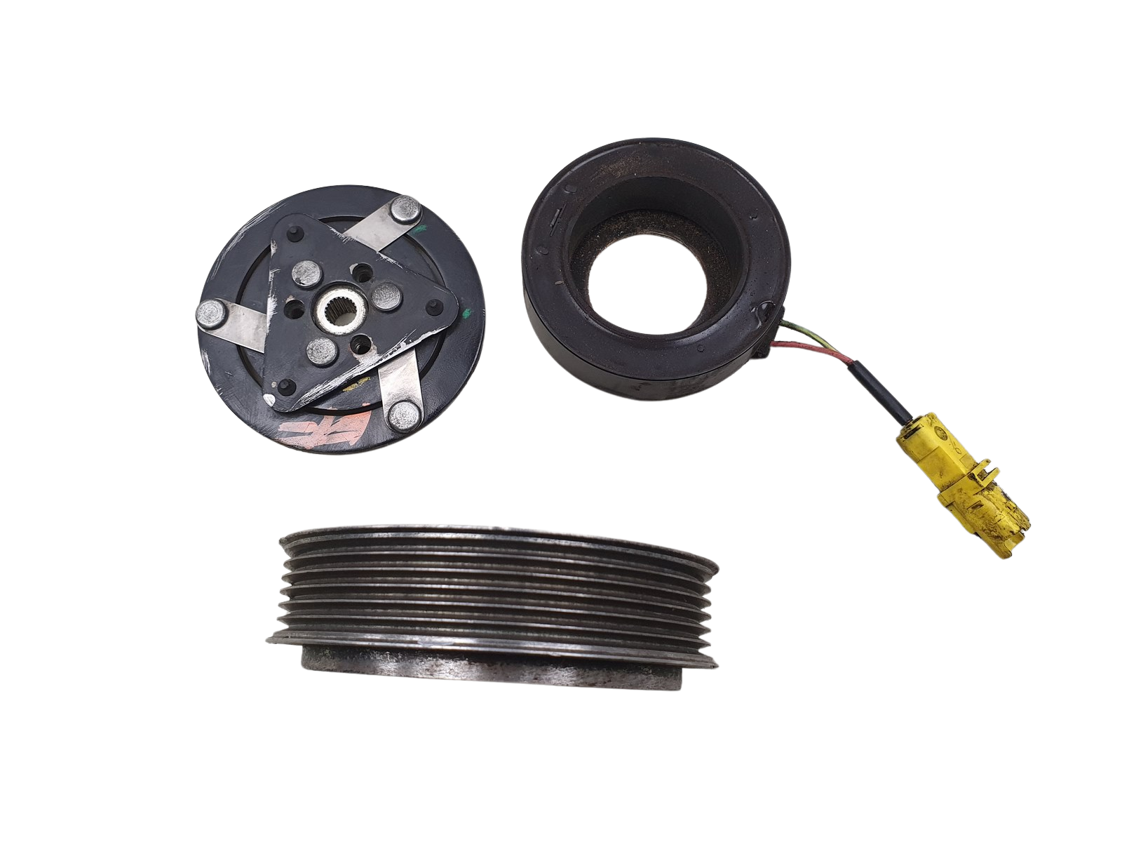 Ilmastoinnin kompressorin solenoidi 6453WK 9659875780 Sanden SD6C12 1355F Citroen Peugeot main product photo