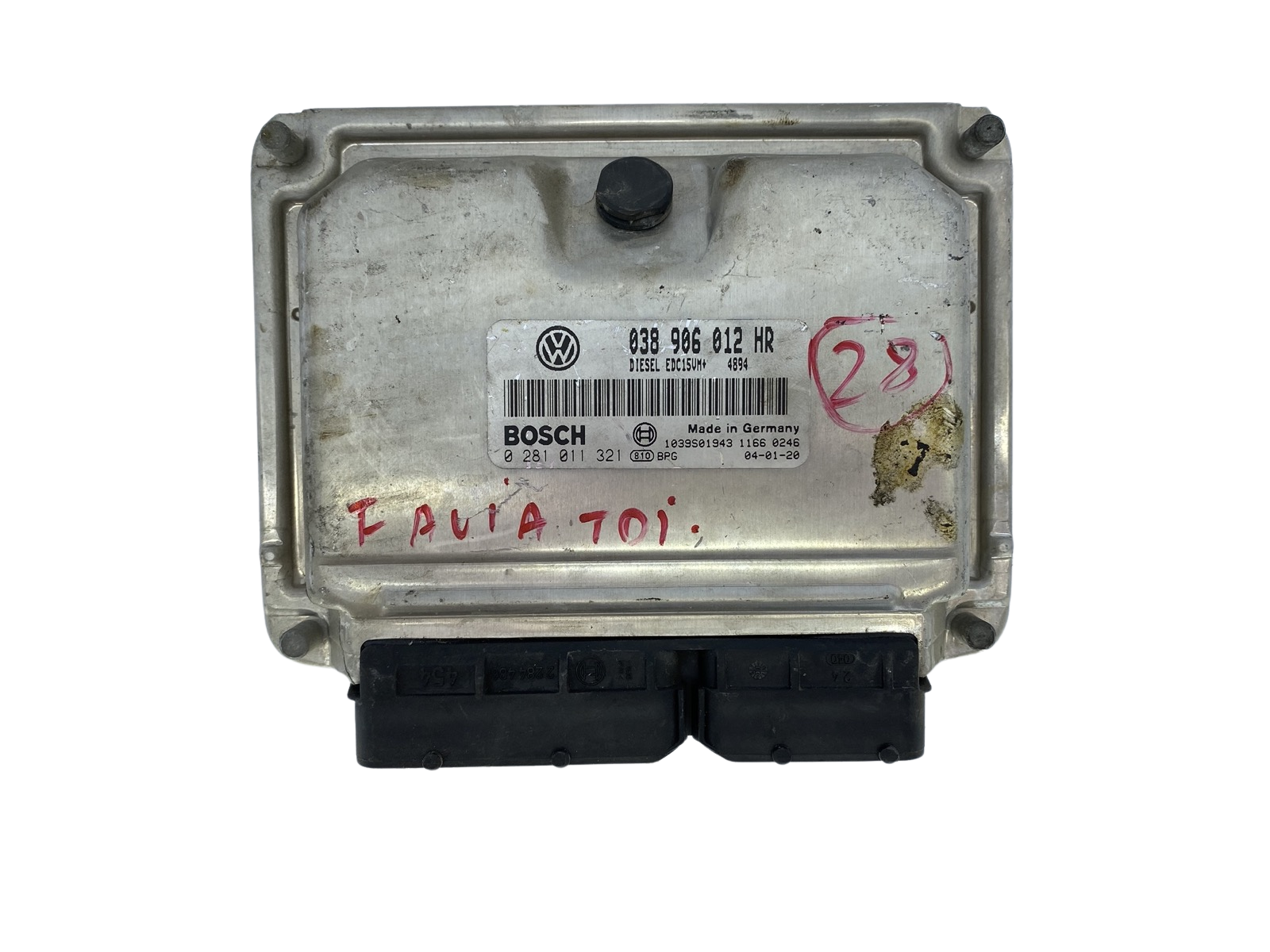Ohjausyksikkö 038906012HR 0281011321 VW Bosch 52472 main product photo
