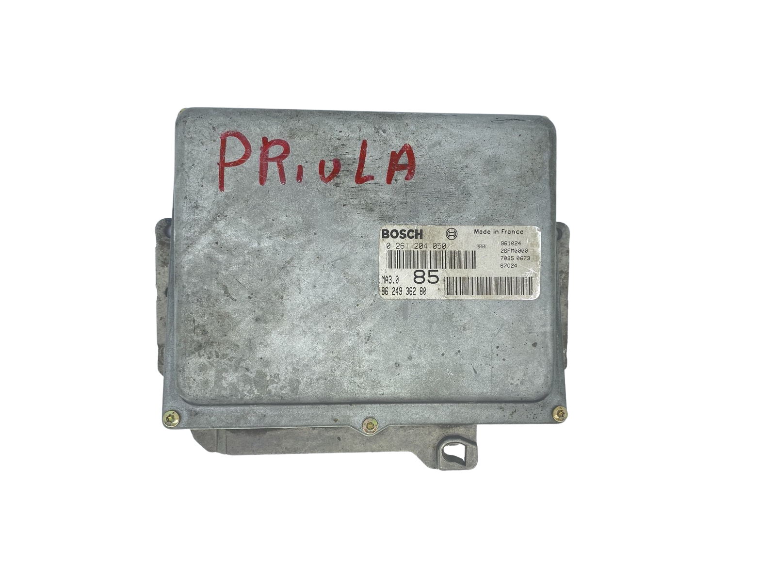 Ohjausyksikkö 0261204050 9624936280 MA3.0 85 PSA Bosch 56528 main product photo