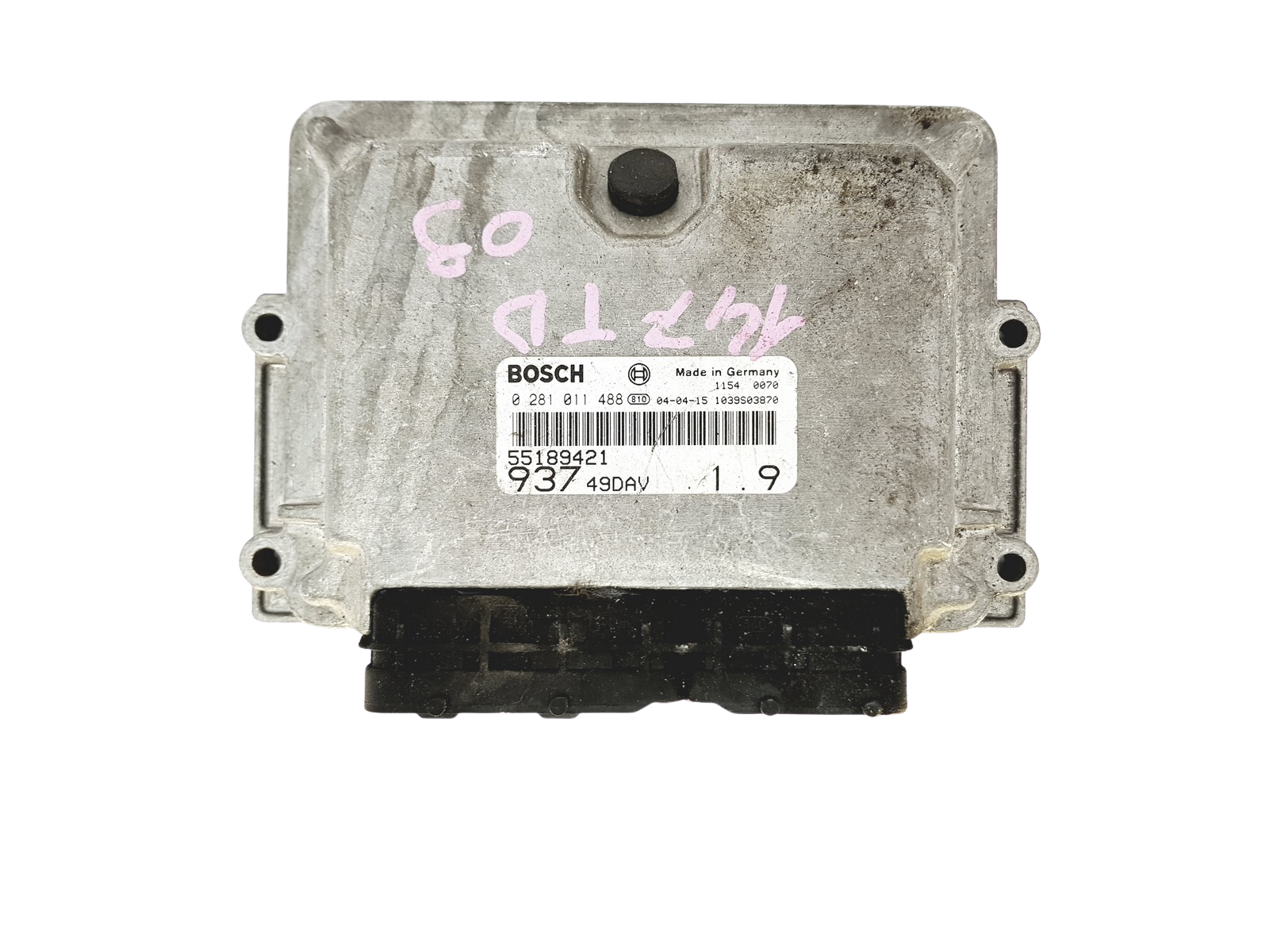 Ohjausyksikkö 55189421 0281011488 Alfa Romeo Bosch 26745 main product photo