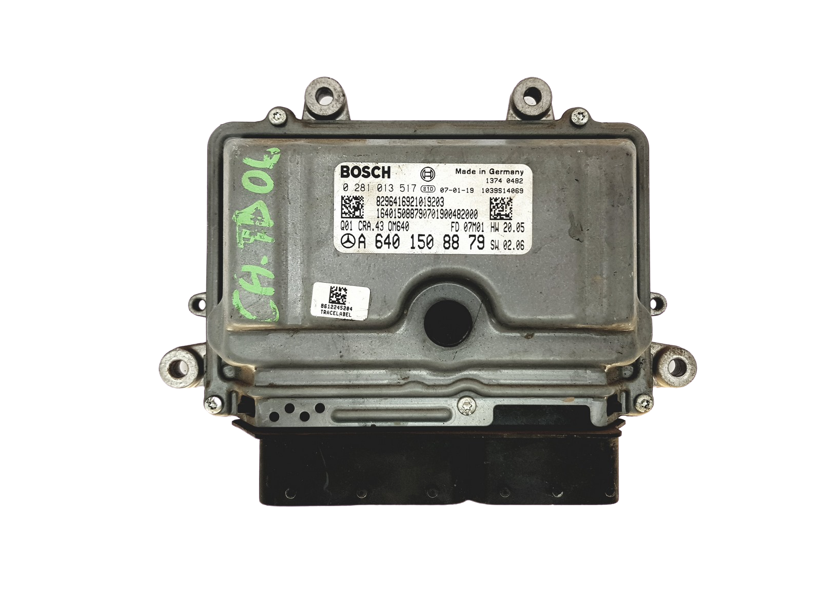 Ohjausyksikkö A6401508879 0281013517 Mercedes Bosch 25349 main product photo