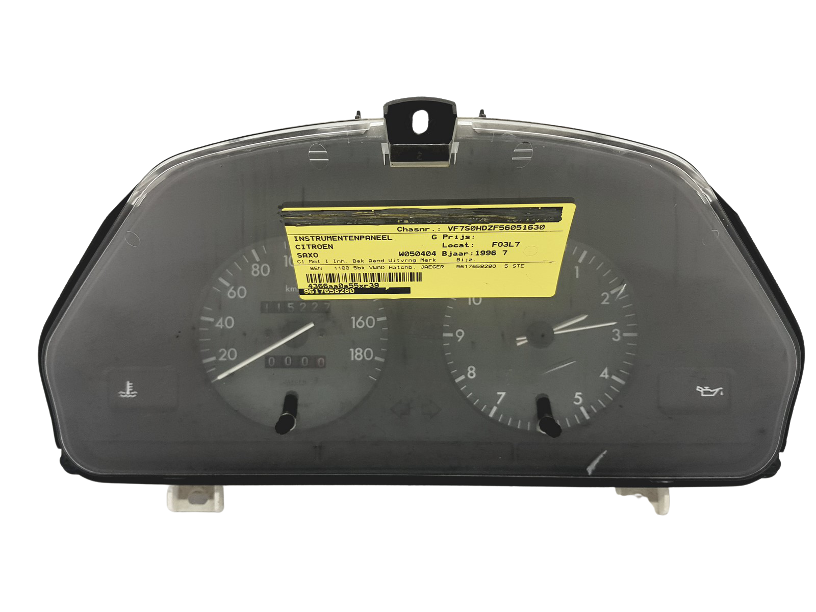 Nopeusmittari Citroen Saxo 9617658280 49118 main product photo