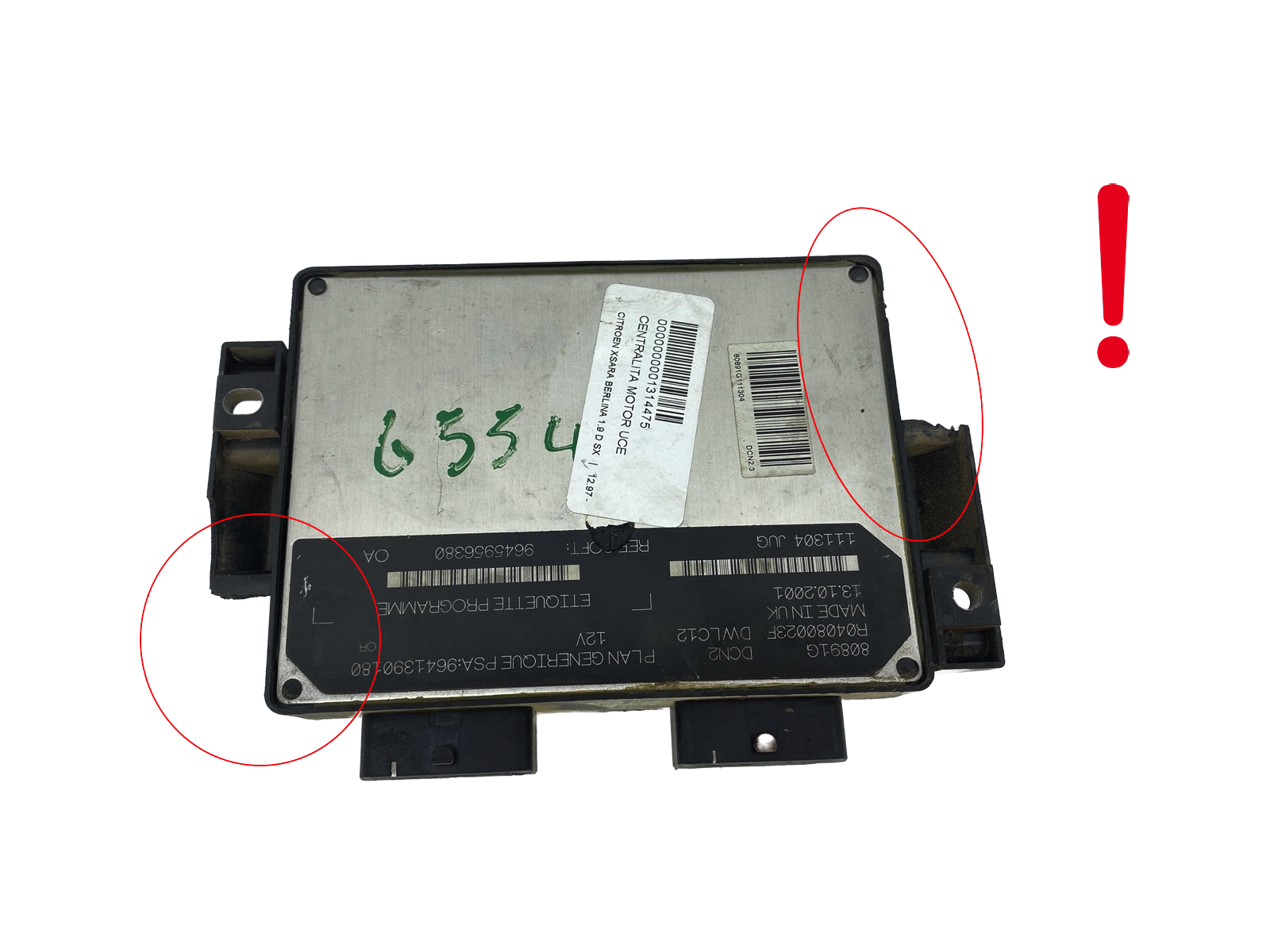 Ohjausyksikkö 9645956380 9641390180 R04080023F PSA Lucas 60250 main product photo