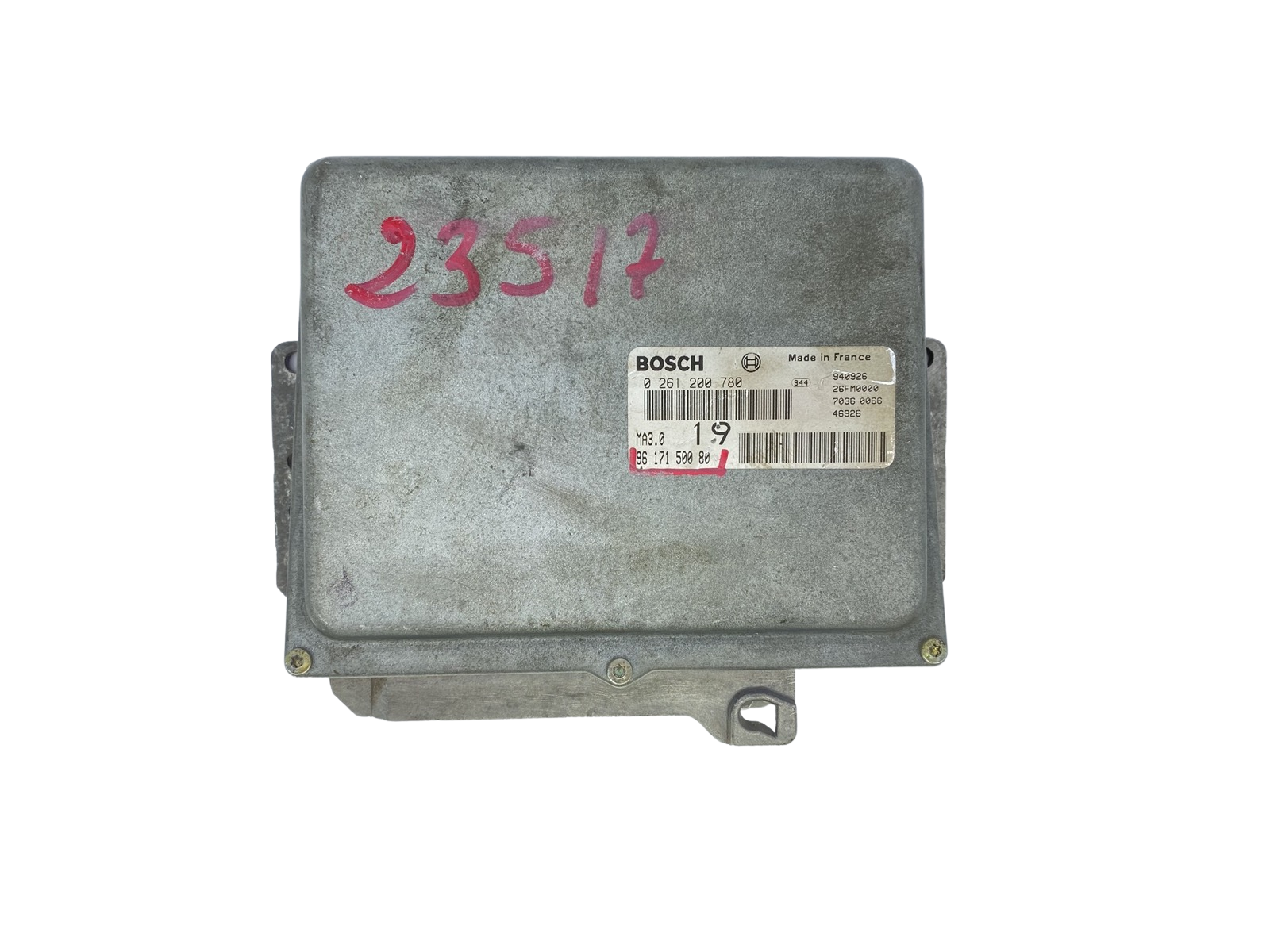 Ohjausyksikkö 0261200780 9617150080 PSA Bosch 58744 main product photo