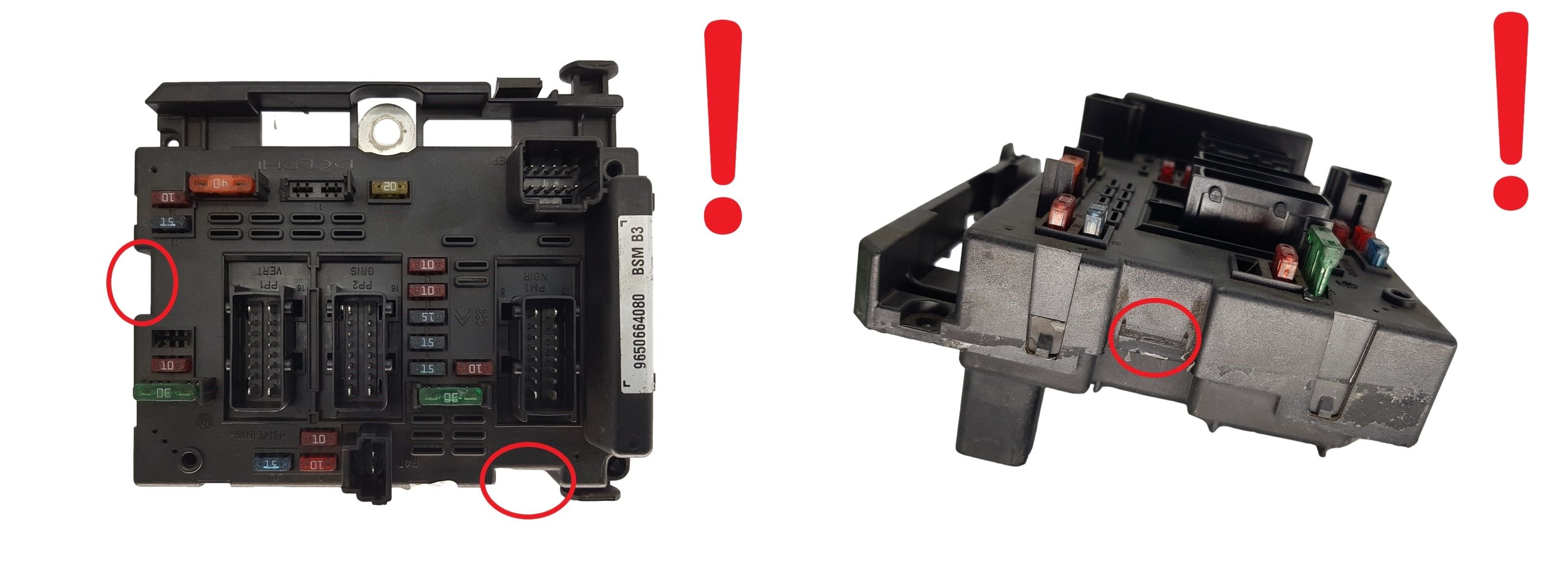 Ohjausyksikkö BSM B3 9650664080 PSA Delphi 2179 main product photo