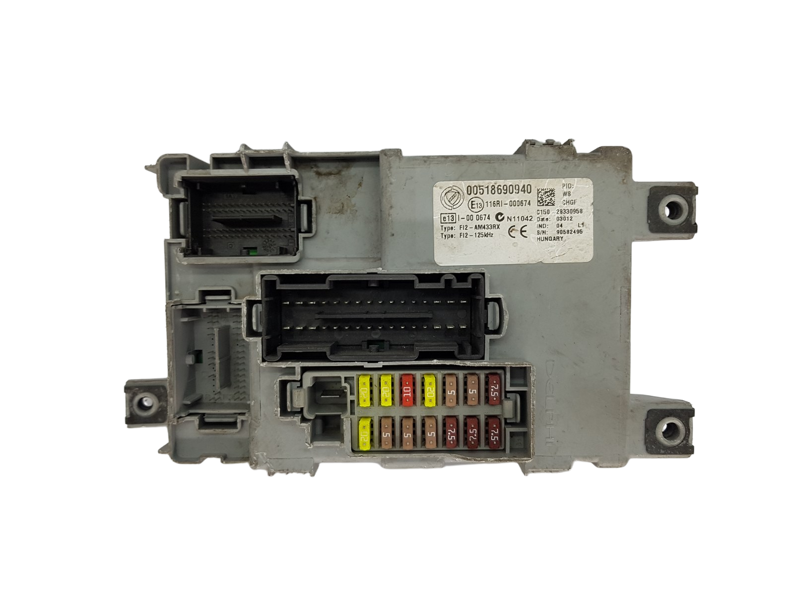 Ohjausyksikkö 00518690940 28330958 Fiat Delphi 19800 main product photo