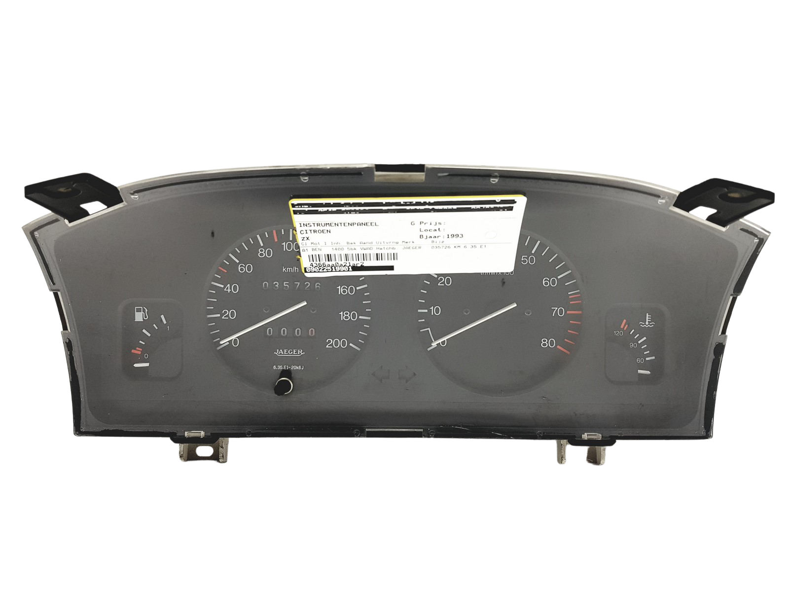 Kierroslukumittari Citroen ZX 9611630580 09022519901 49668 main product photo