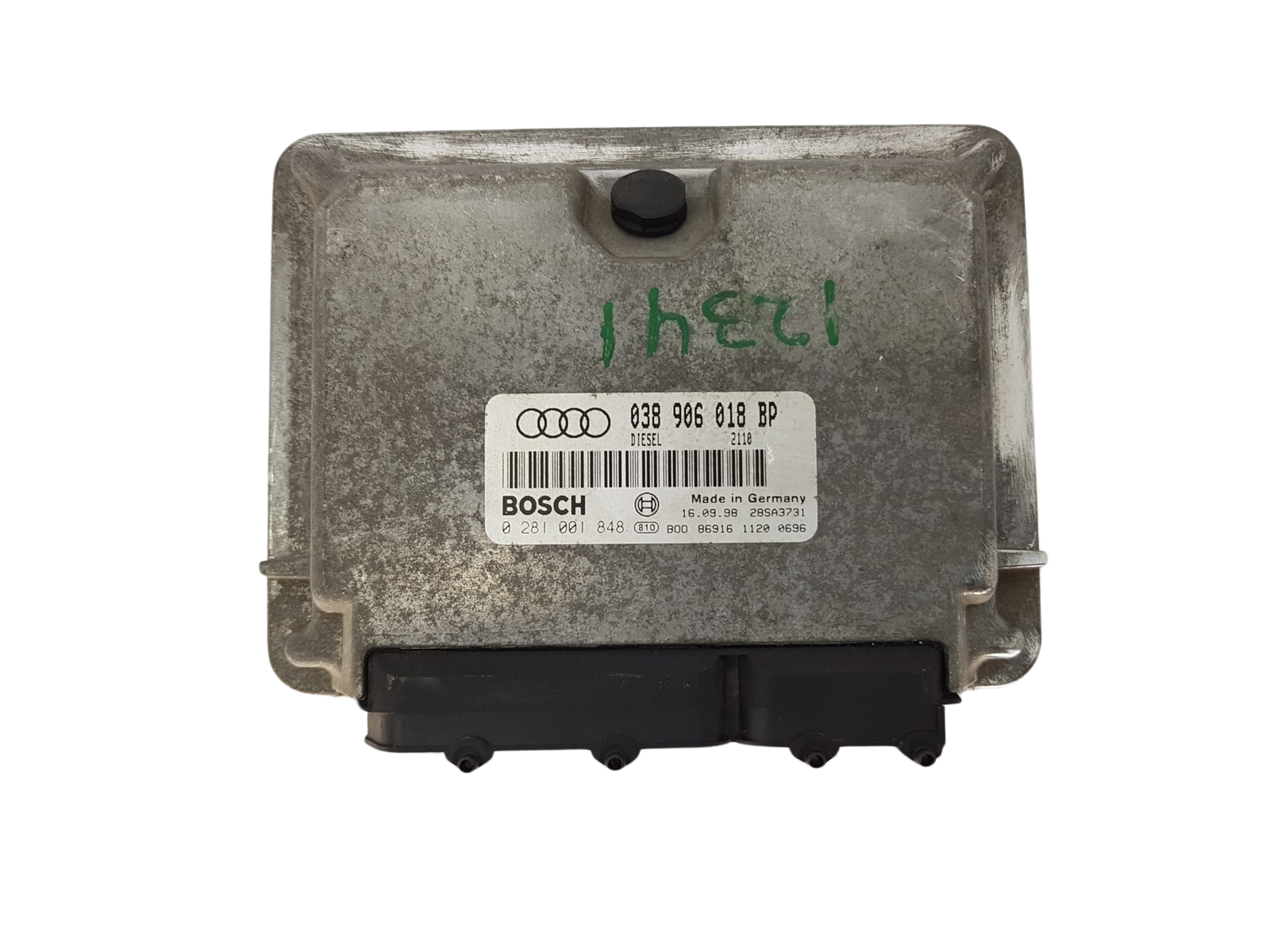 Ohjausyksikkö 038906018BP 0281001848 Audi Bosch 3676 main product photo