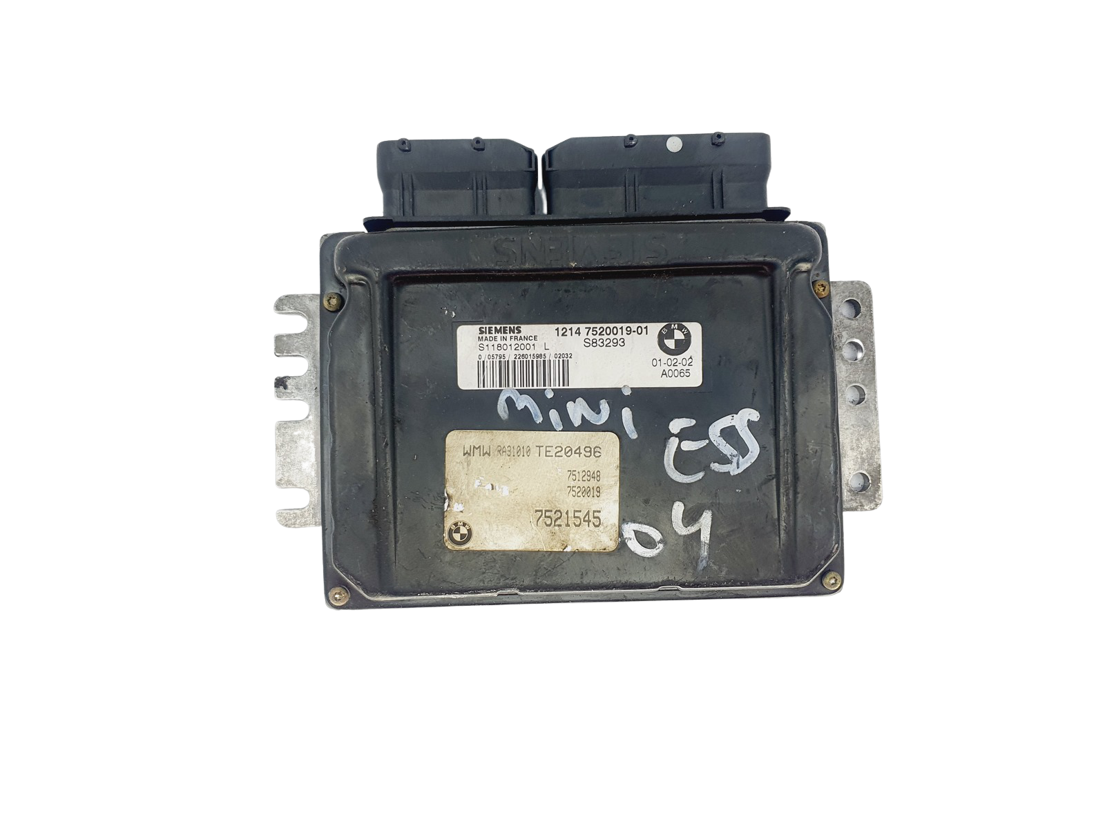 Ohjausyksikkö Mini 1214 7520019-01 S118012001L Siemens 44974 main product photo