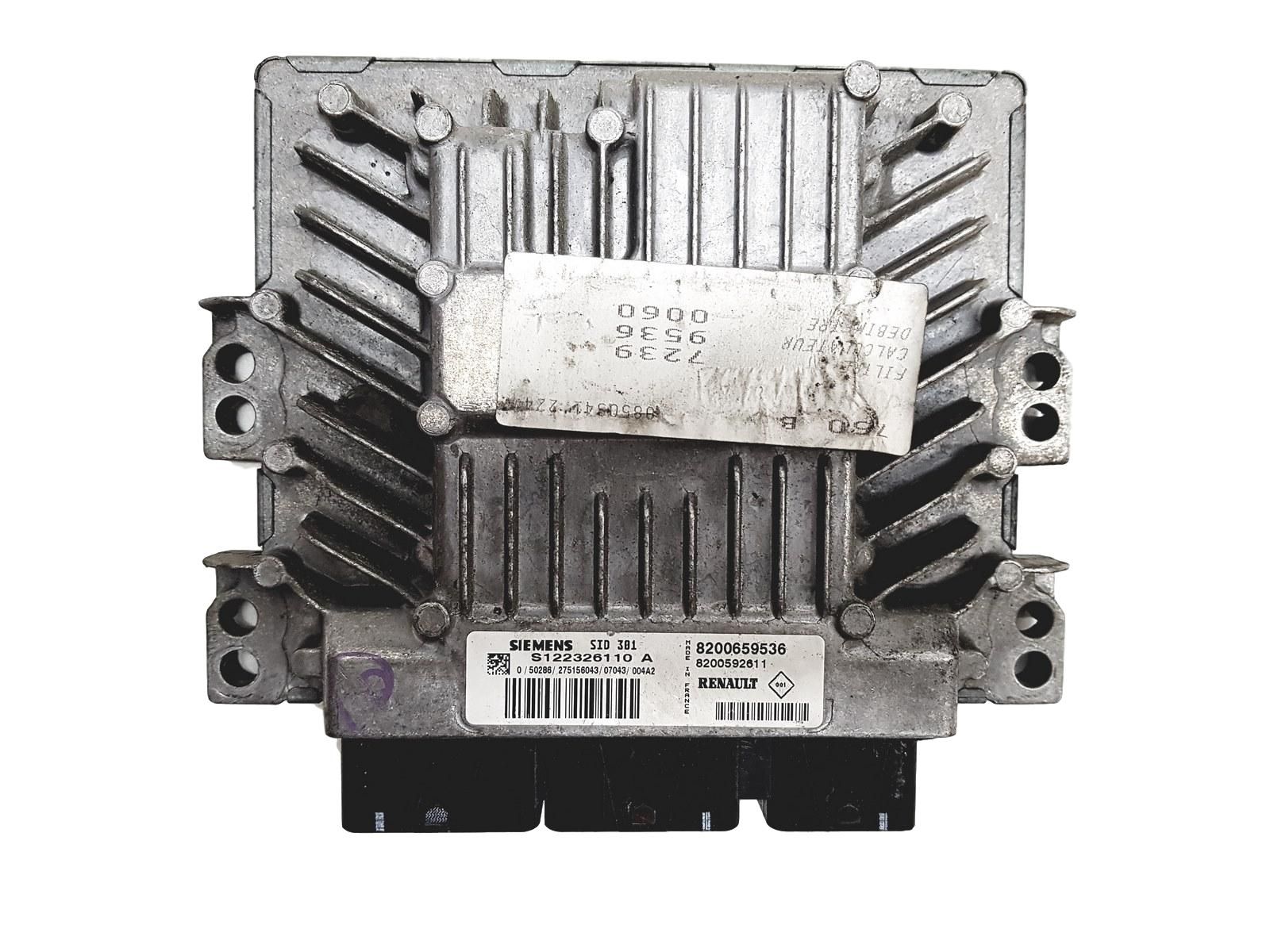 Ohjausyksikkö S122326110A SID301 8200659536 8200592611 Renault 12651s main product photo
