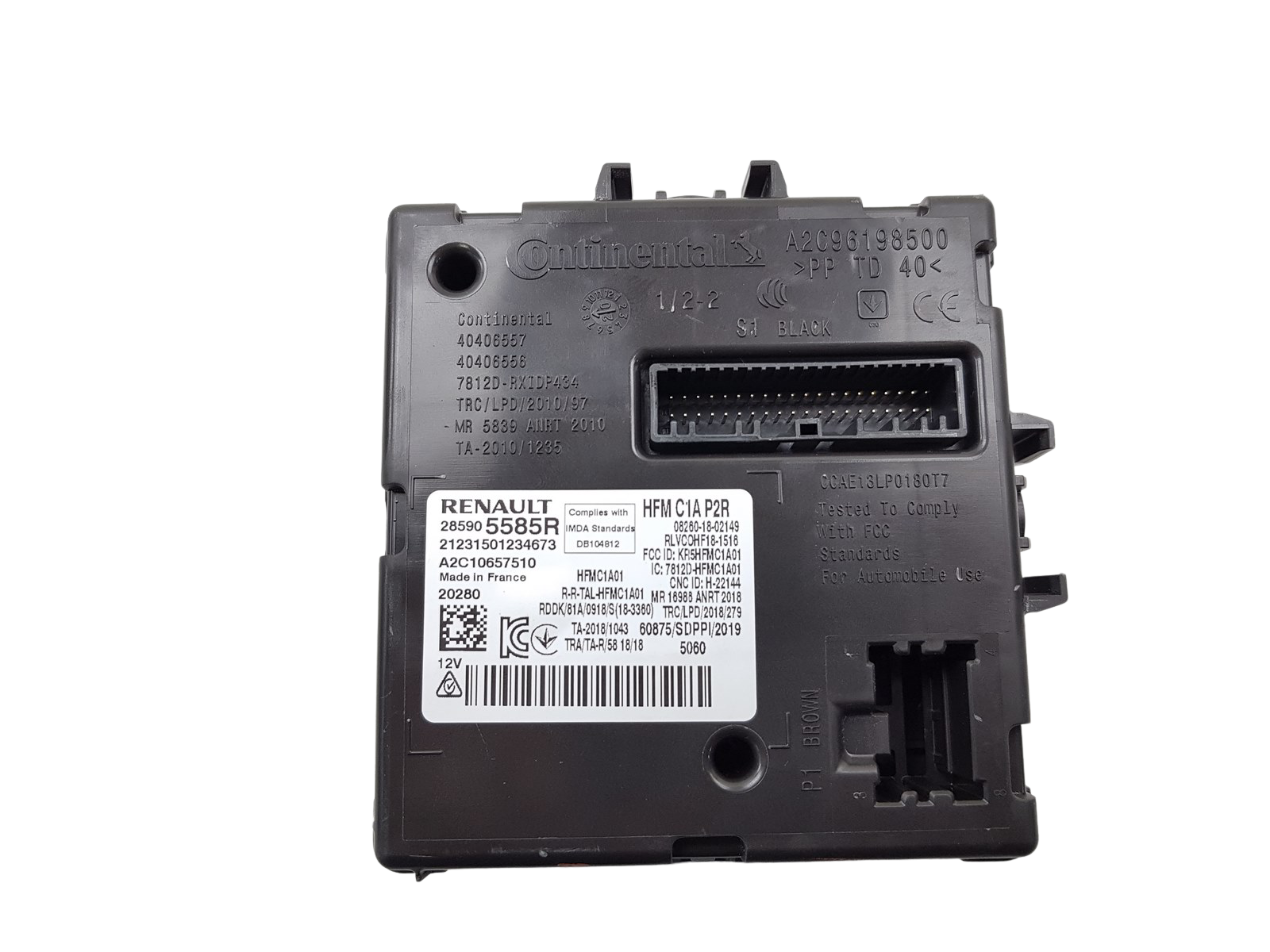 Ohjausyksikön moduuli Renault Clio 5 Zoe 285905585R A2C10657510 0km 15 main product photo